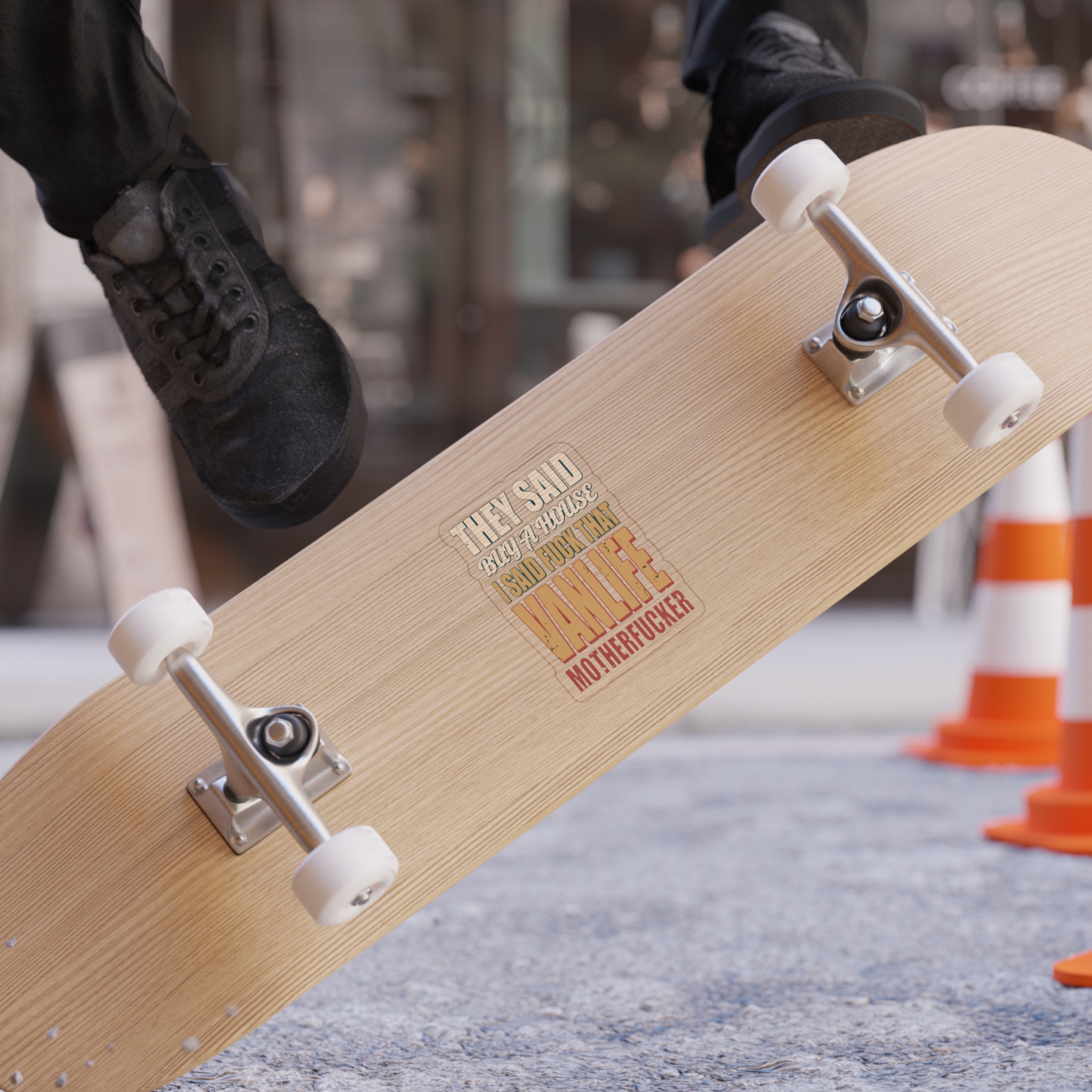 17225520804748589954_2048.jpeg Transparent Outdoor Stickers – "They Said Buy A House" Design F**K-Line