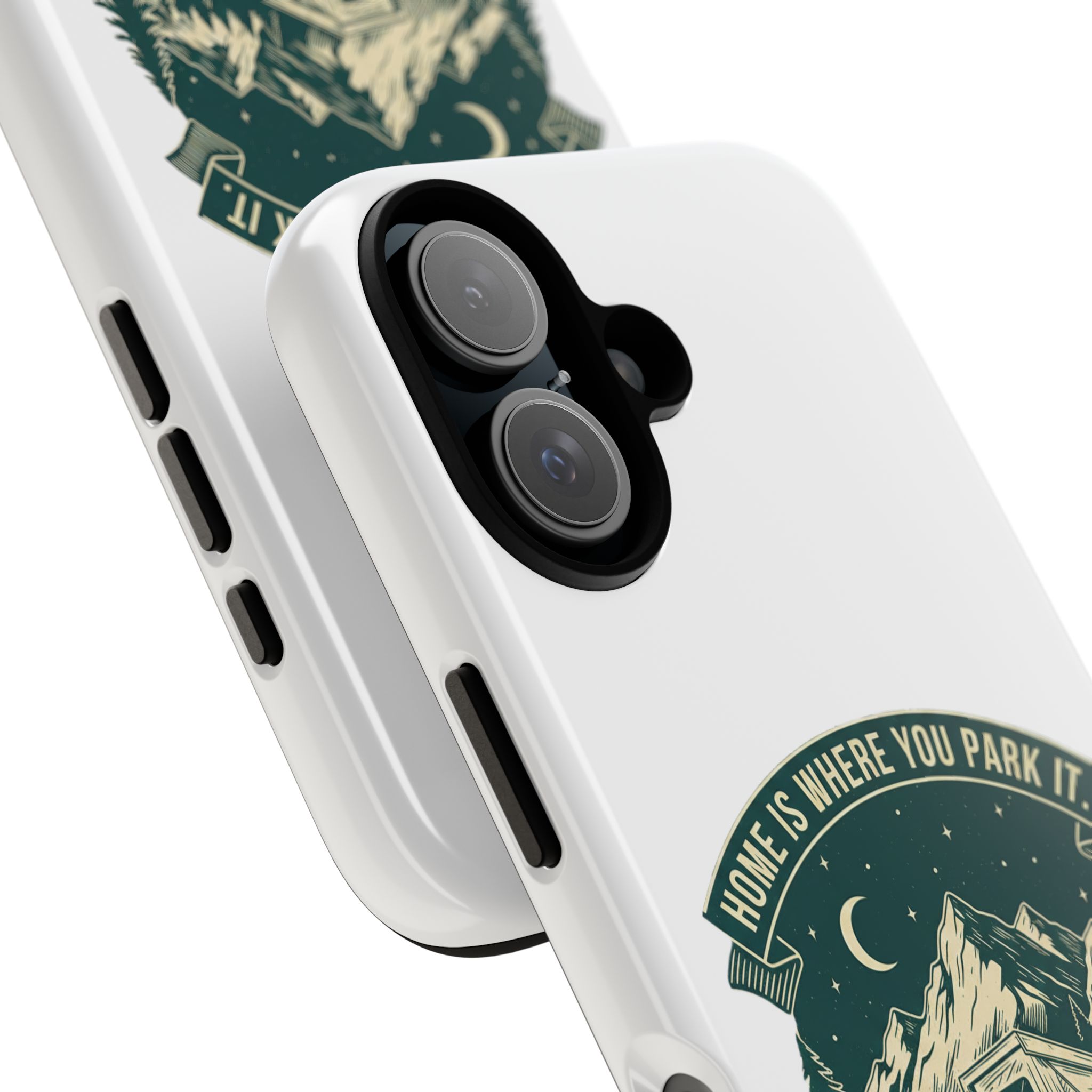 Phone Case — "Home Is Where You Park It-Adventure is the destination" Camper Van Design