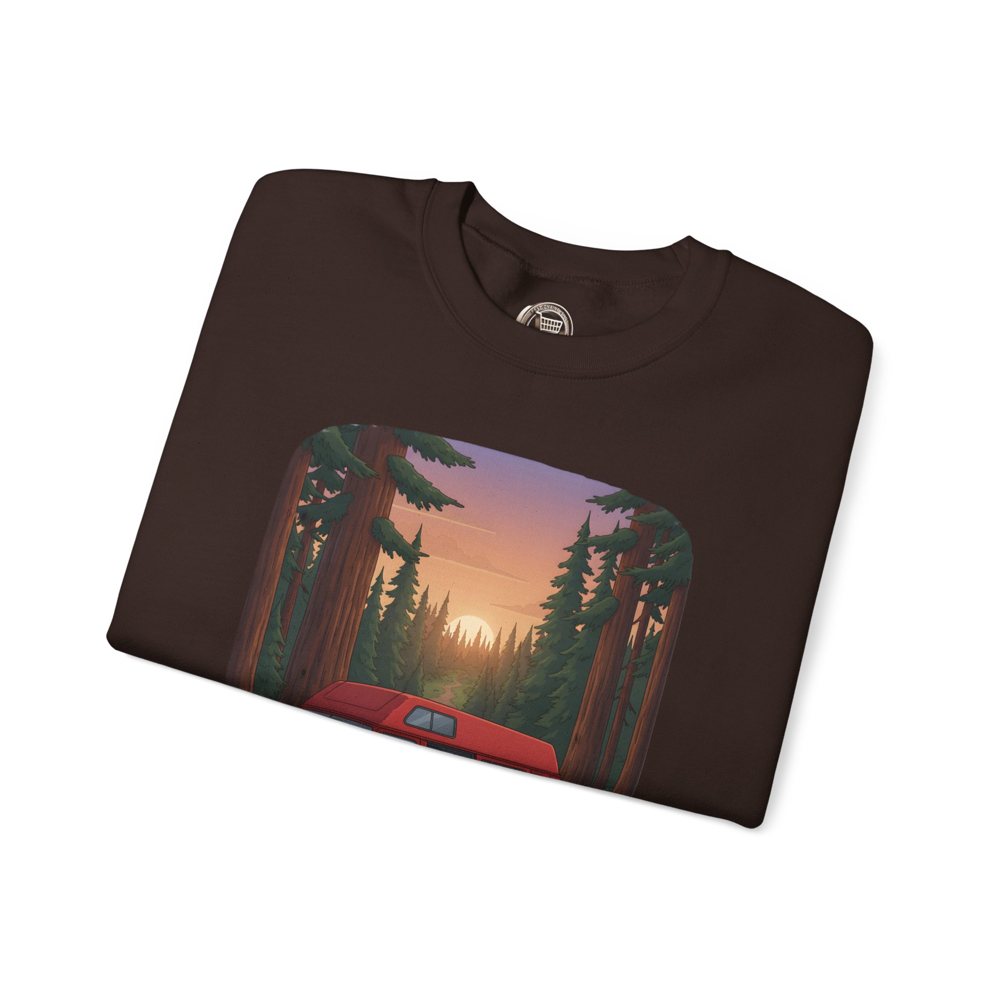 17247403091487672295_2048.jpeg Unisex Heavy Blend™ Crewneck Sweatshirt — "Forest Air Free Spirit Full Tank" Design Sitcom-Line