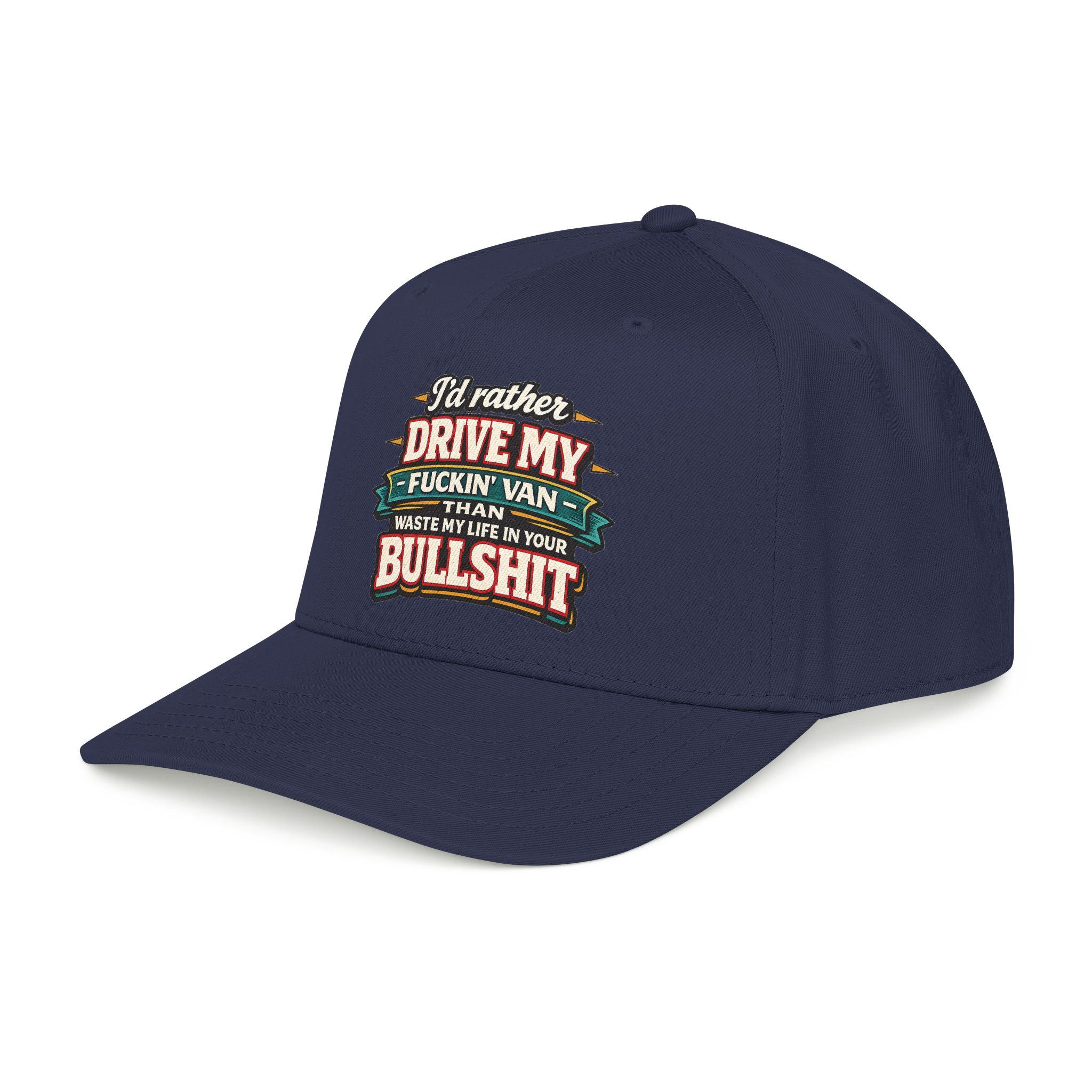 Baseball Cap - "I´d Rather Drive My Fucking Van" Design F**K-Line