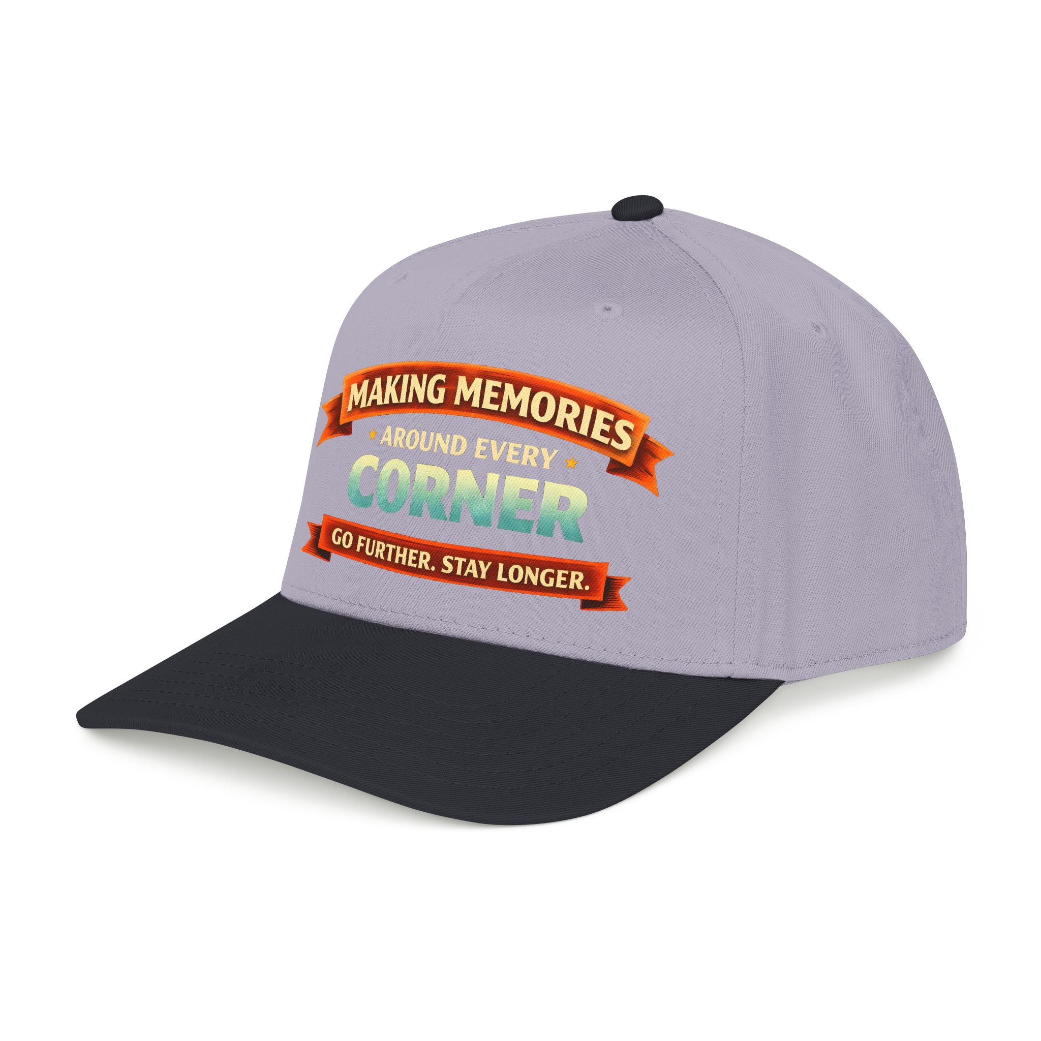 Baseball Cap - "Making Memories Around Every Corner" Design Scenic-Line