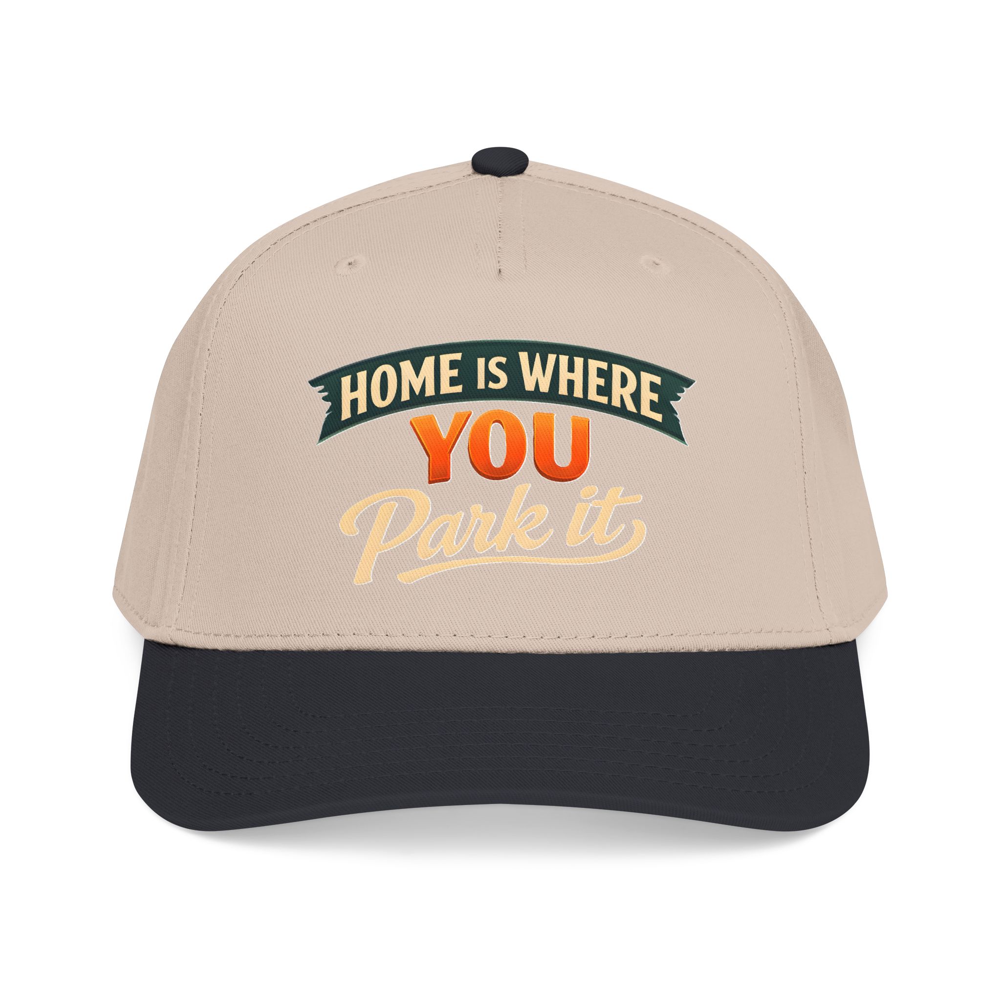 Baseball Cap - "Home Is where You Park It" Design Scenic-Line