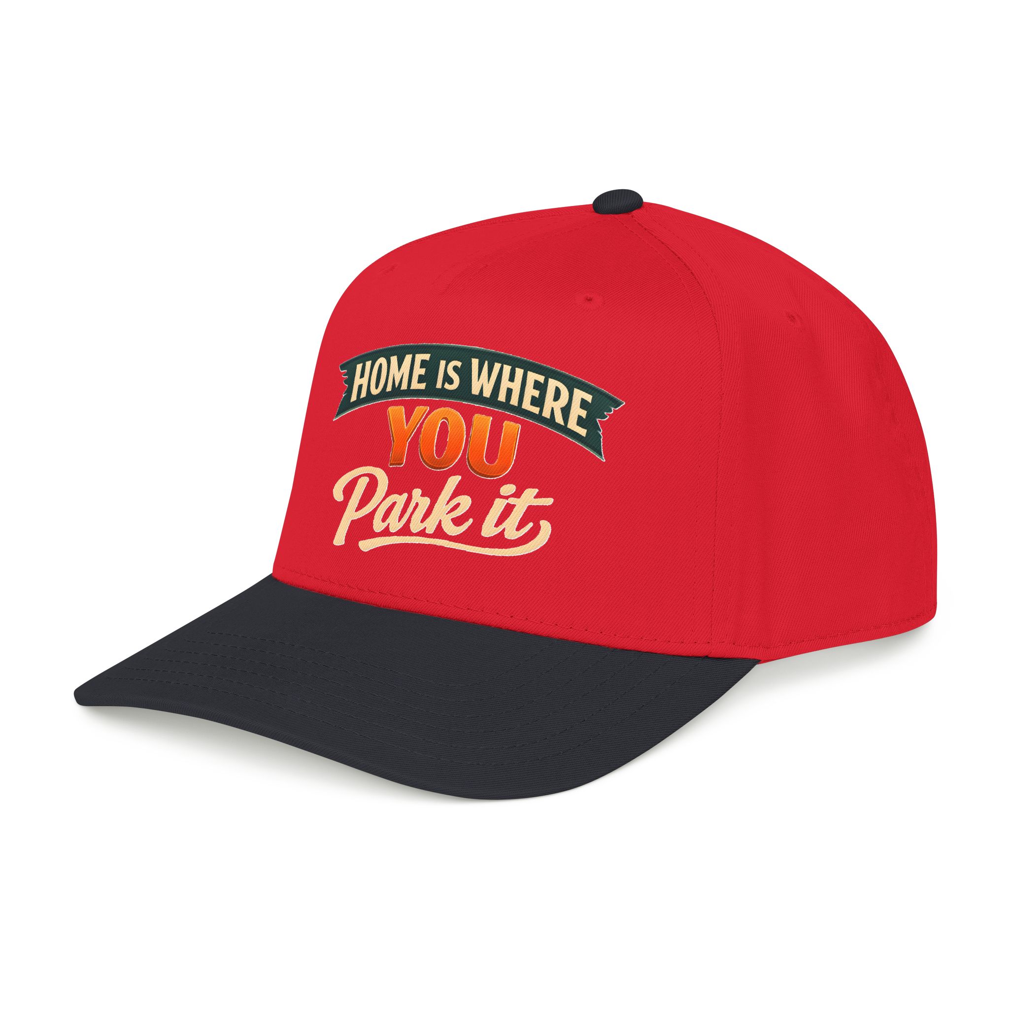 Baseball Cap - "Home Is where You Park It" Design Scenic-Line