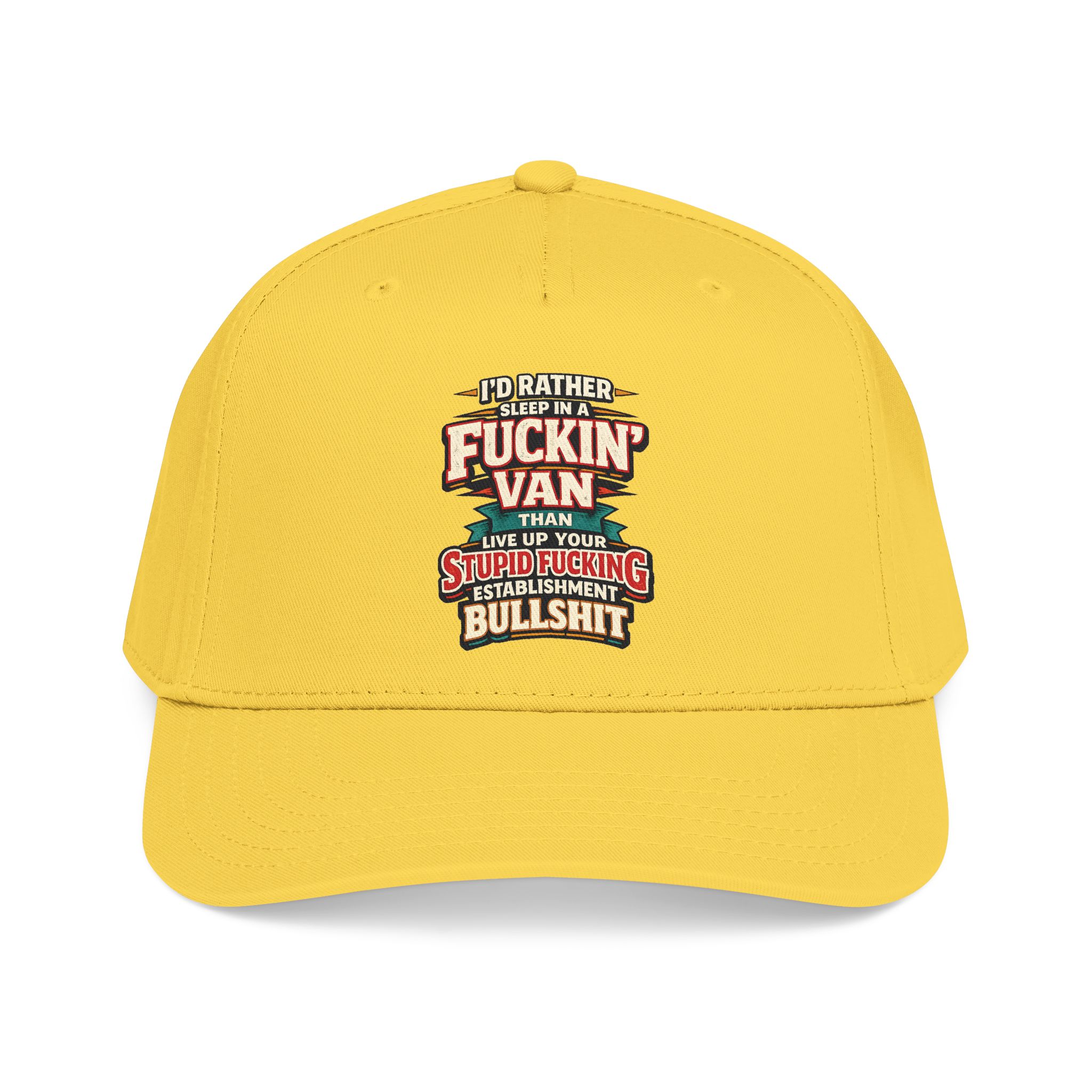 Baseball Cap - "I´d Rather Sleep in A Fucking Van" Design F**K-Line