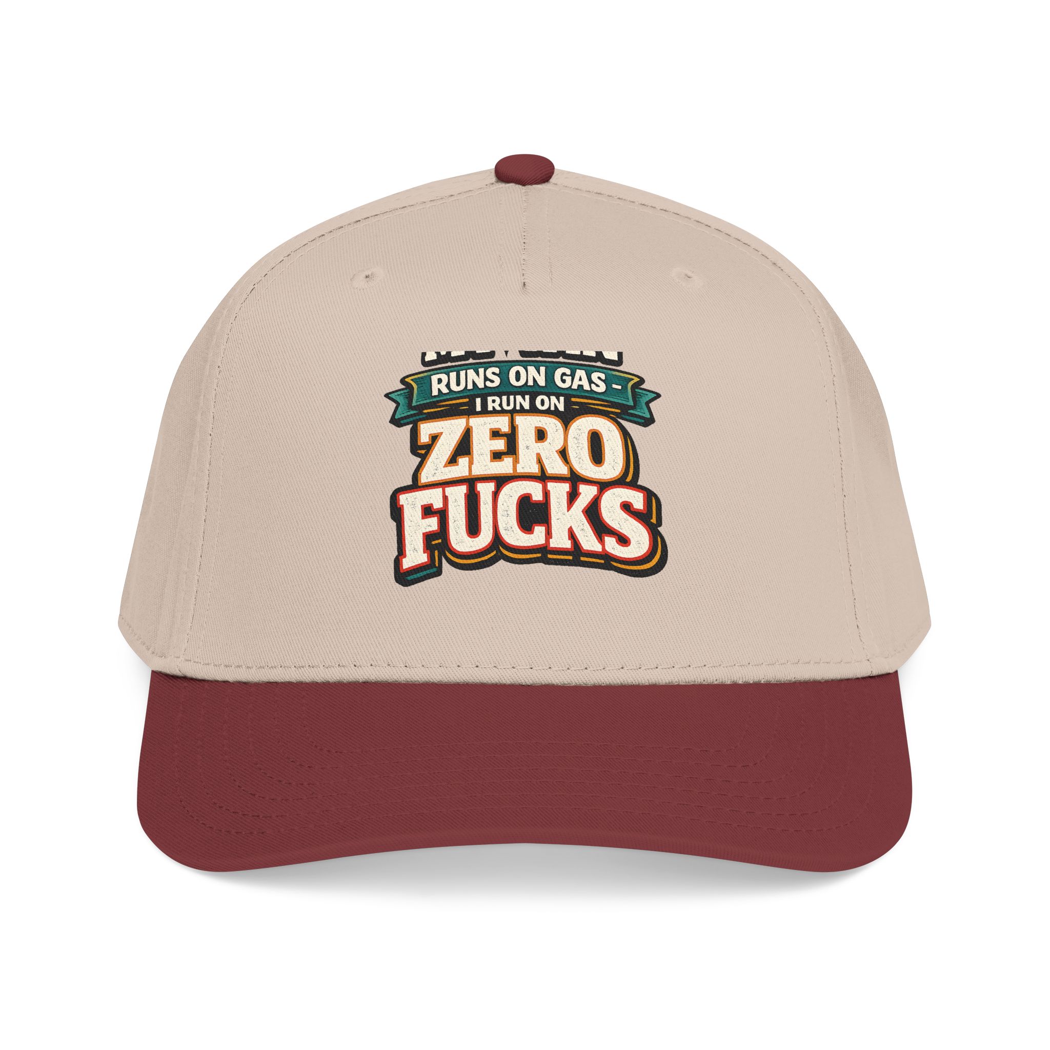 Baseball Cap - "My Van Runs On Gas" Design F**K-Line