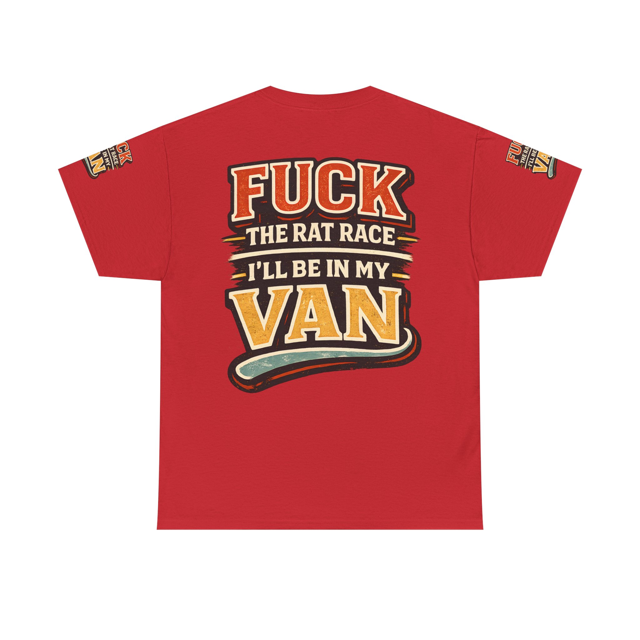 17299984693935213219_2048.jpeg Unisex Heavy Cotton Tee — "Fuck The Rat Race" Design F**K-Line