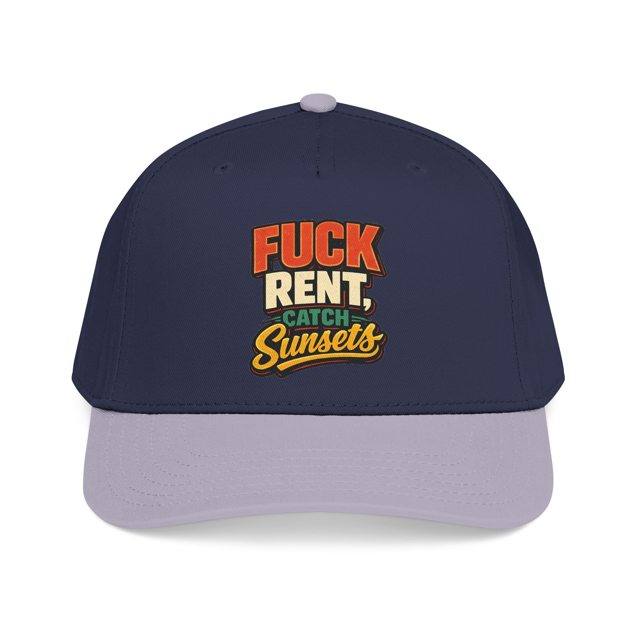 Baseball Cap - "Fuck Rent Catch Sunsets" Design F**K-Line