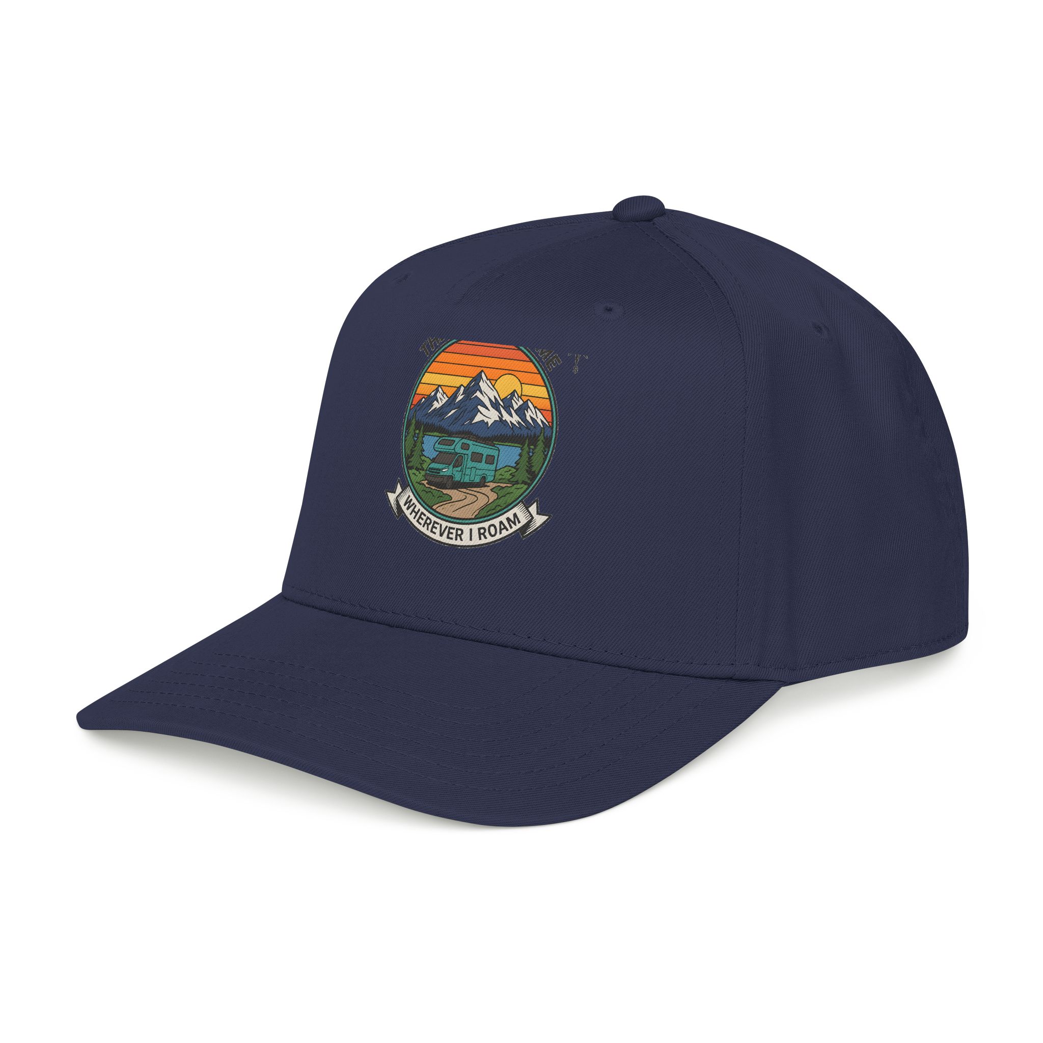 Baseball Cap — "The Road Is Home, Wherever I Roam"