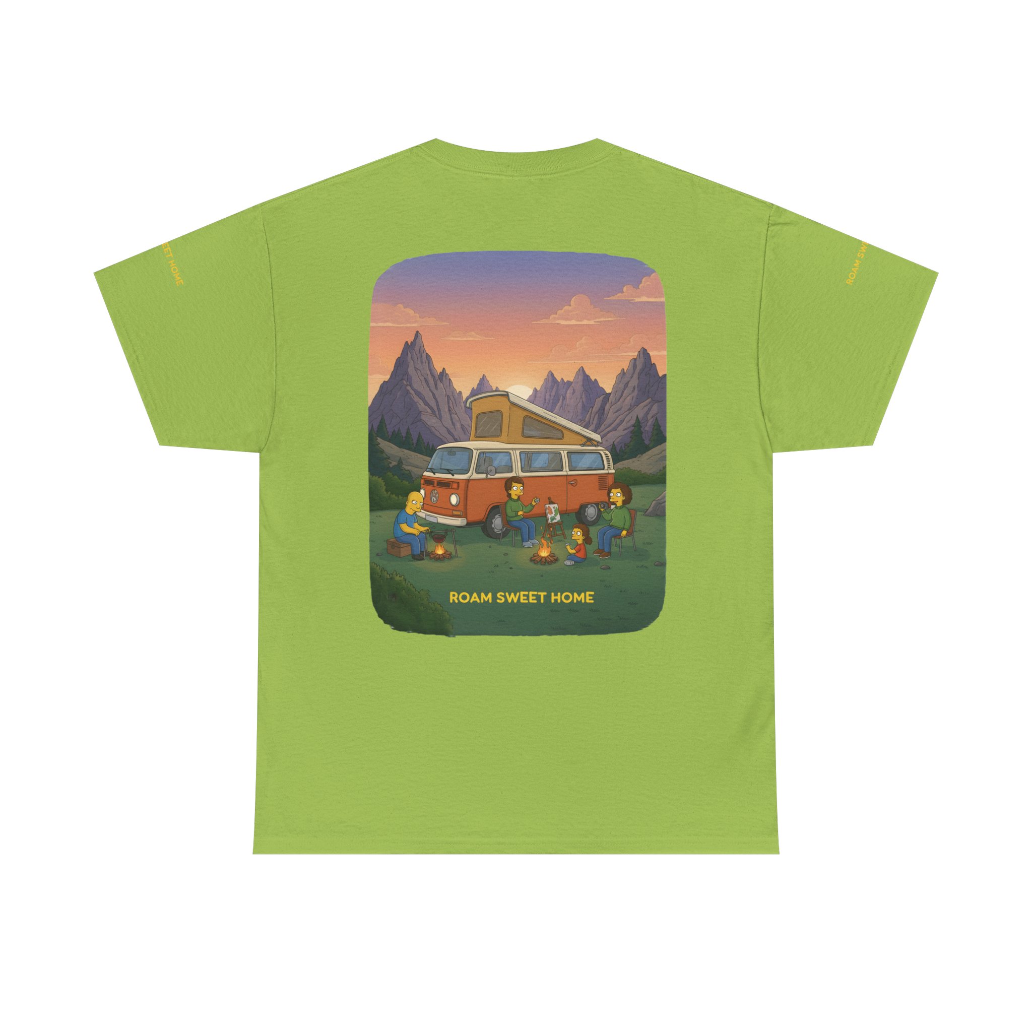 Unisex Heavy Cotton Tee — "Roam Sweet Home" Design Sitcom-Line