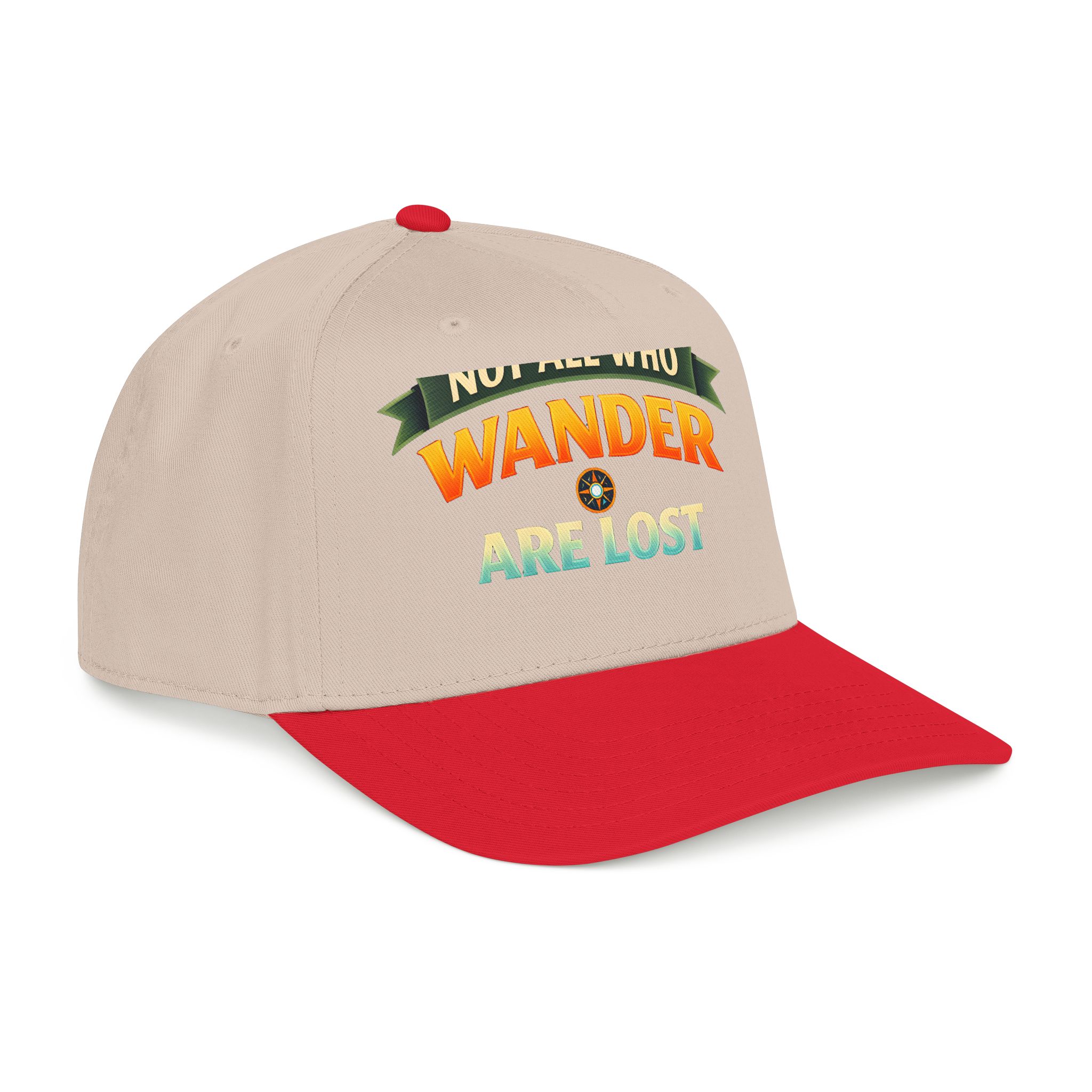 Baseball Cap - "Not All Who Wander Are Lost" Design Scenic-Line