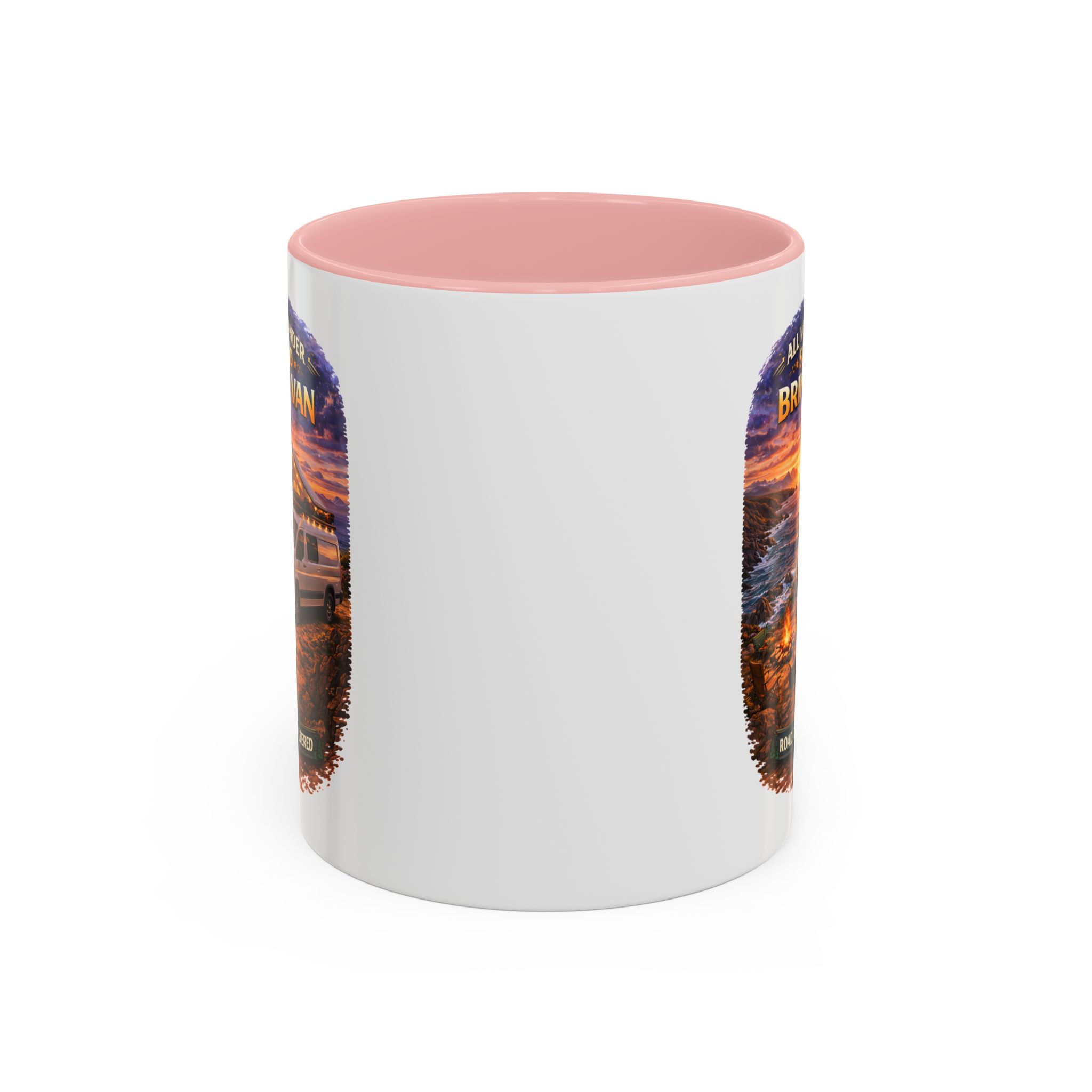 17332911301653249527_2048.jpeg Accent Coffee Mug (11, 15oz) — "All Who wander Should Bring A Van" Design Scenic-Line