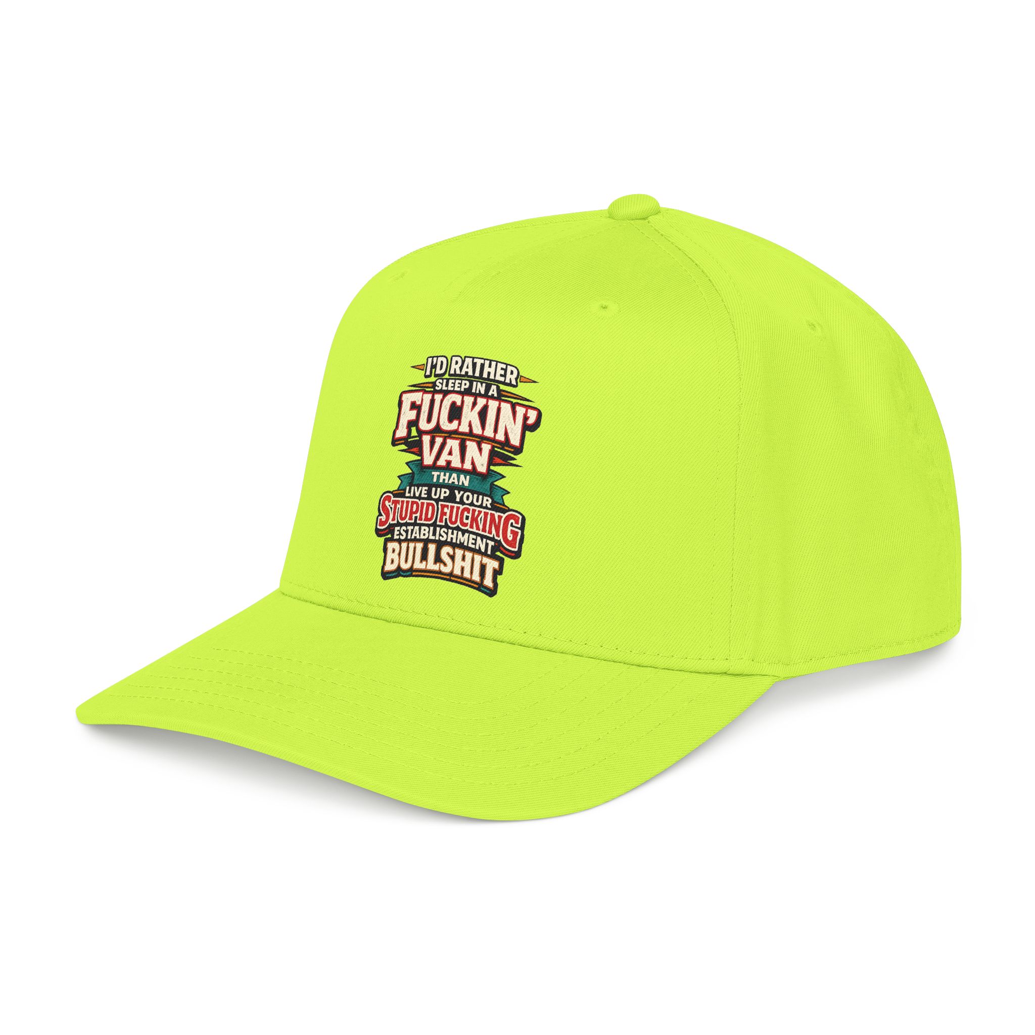 Baseball Cap - "I´d Rather Sleep in A Fucking Van" Design F**K-Line