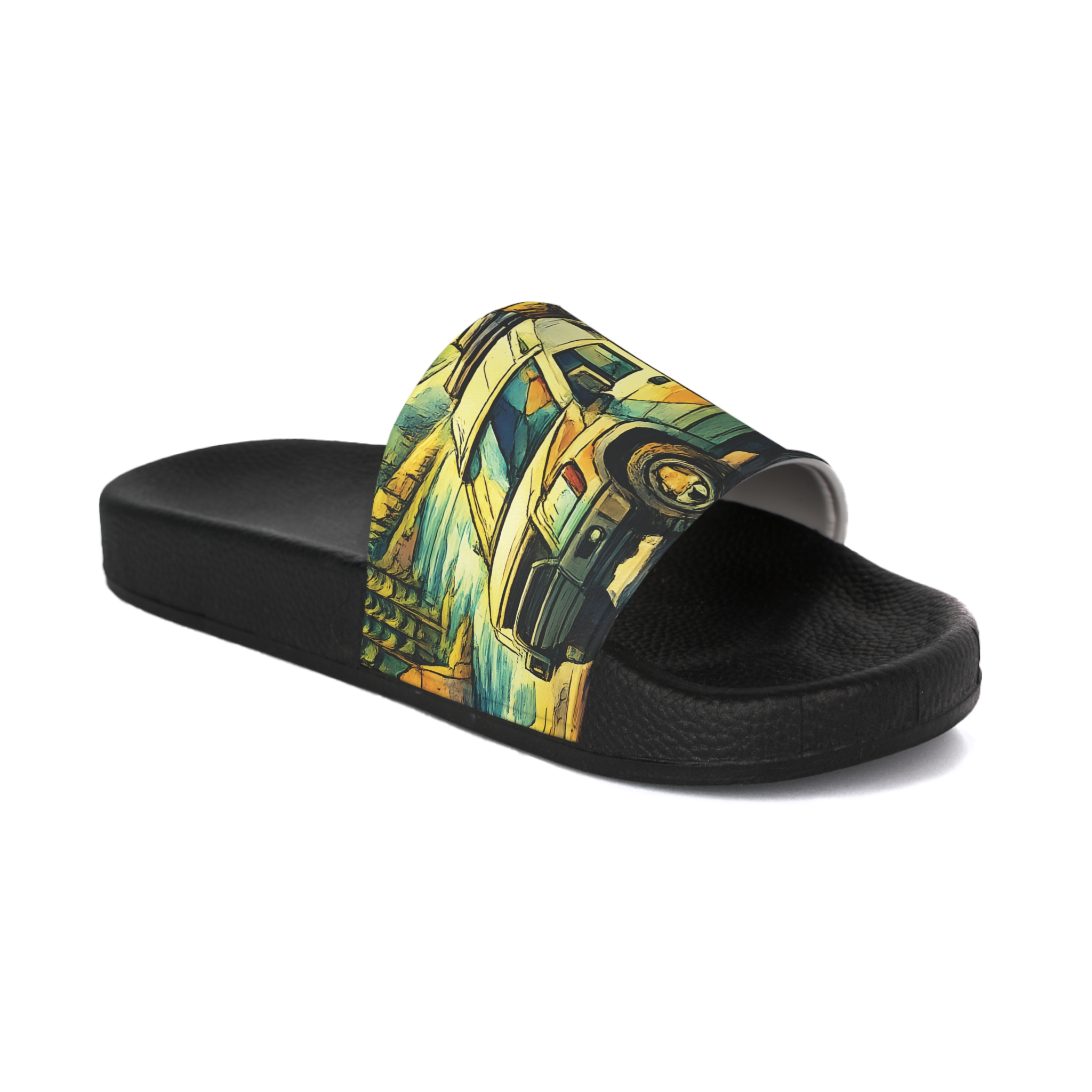 Women's Slide Sandals - Ford Camper Slides (Cubic-Line)