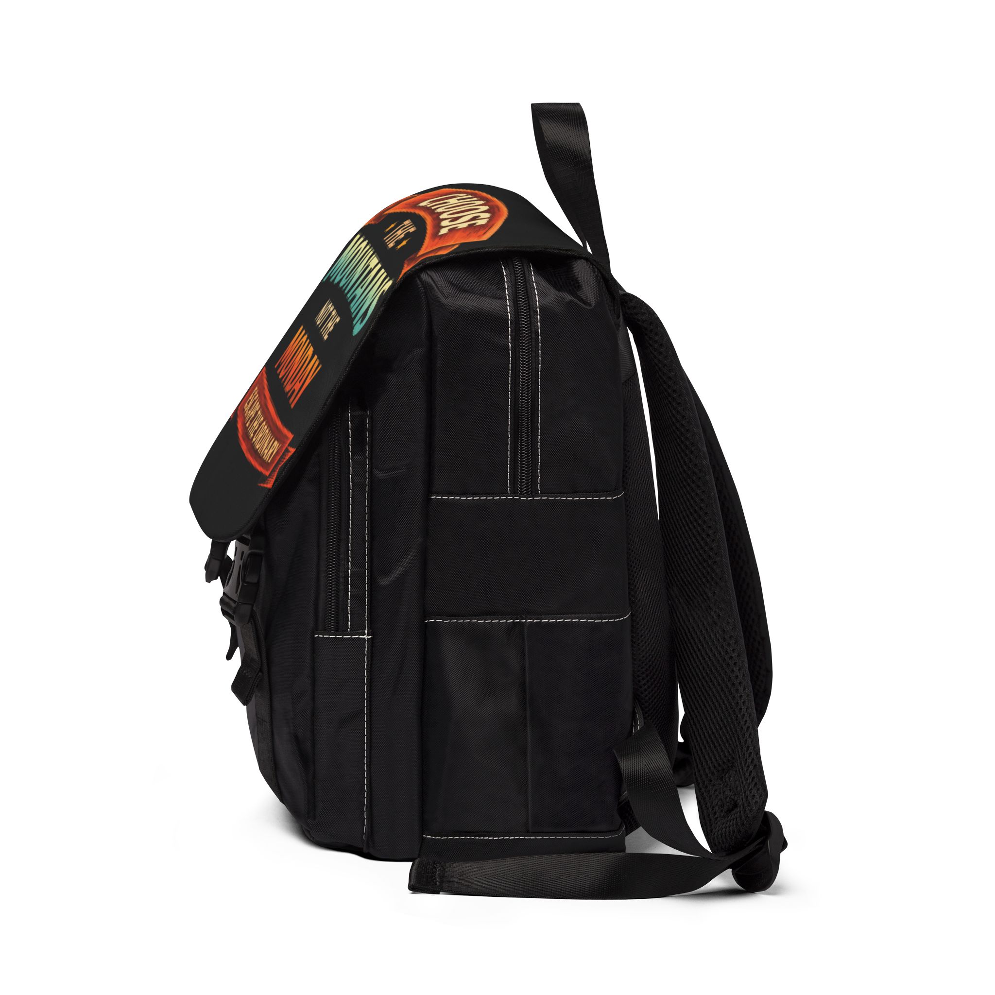 17359719696592002996_2048.jpeg Unisex Casual Shoulder Backpack—"Choose The Mountains" Design Scenic-Line(Campervan)