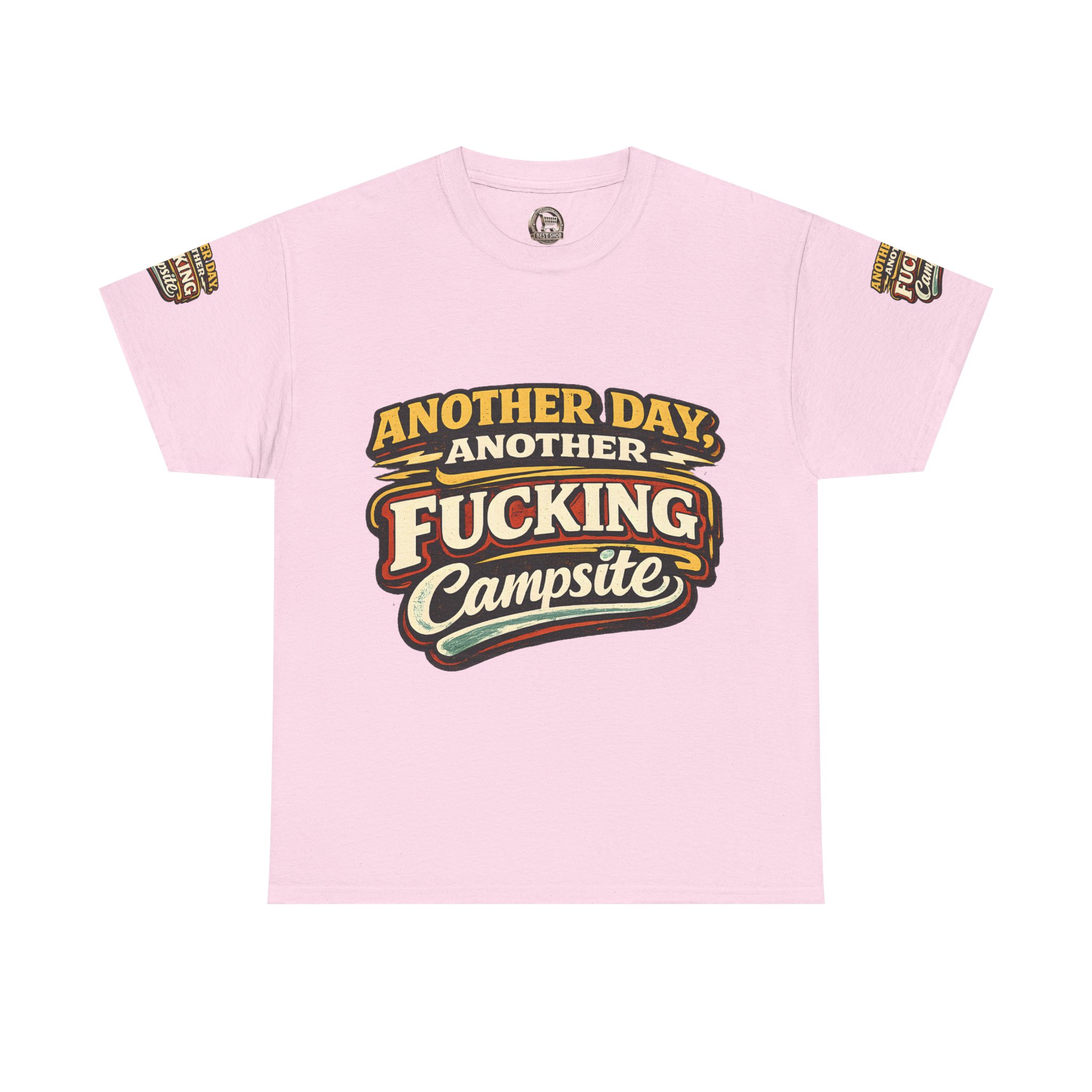 Unisex Heavy Cotton Tee — "Another Day" Design F**K-Line