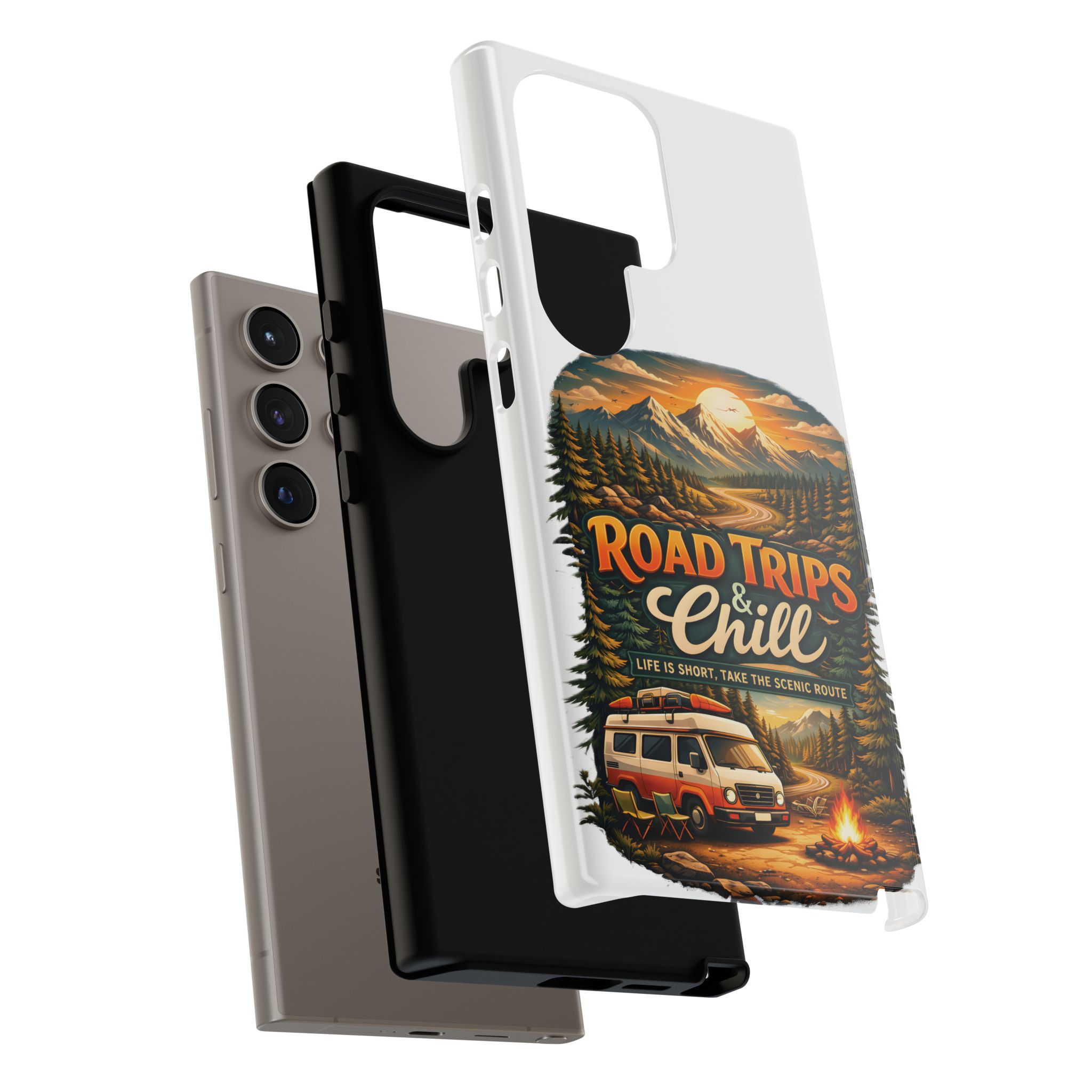 Phone Case — "Road Trips and Chill" (Design Scenic-Line)