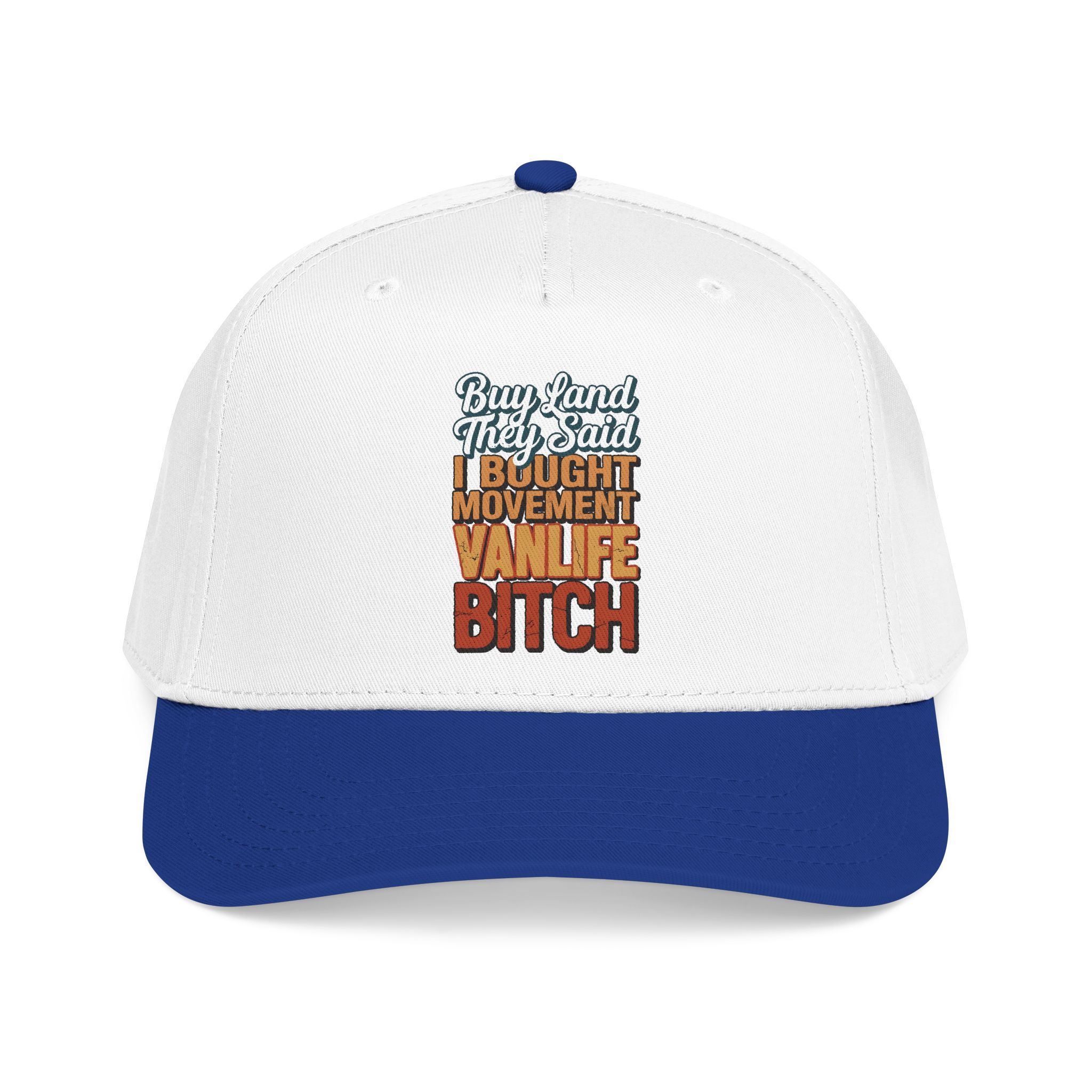 Baseball Cap - "Buy Land They Said" Design F**K-Line