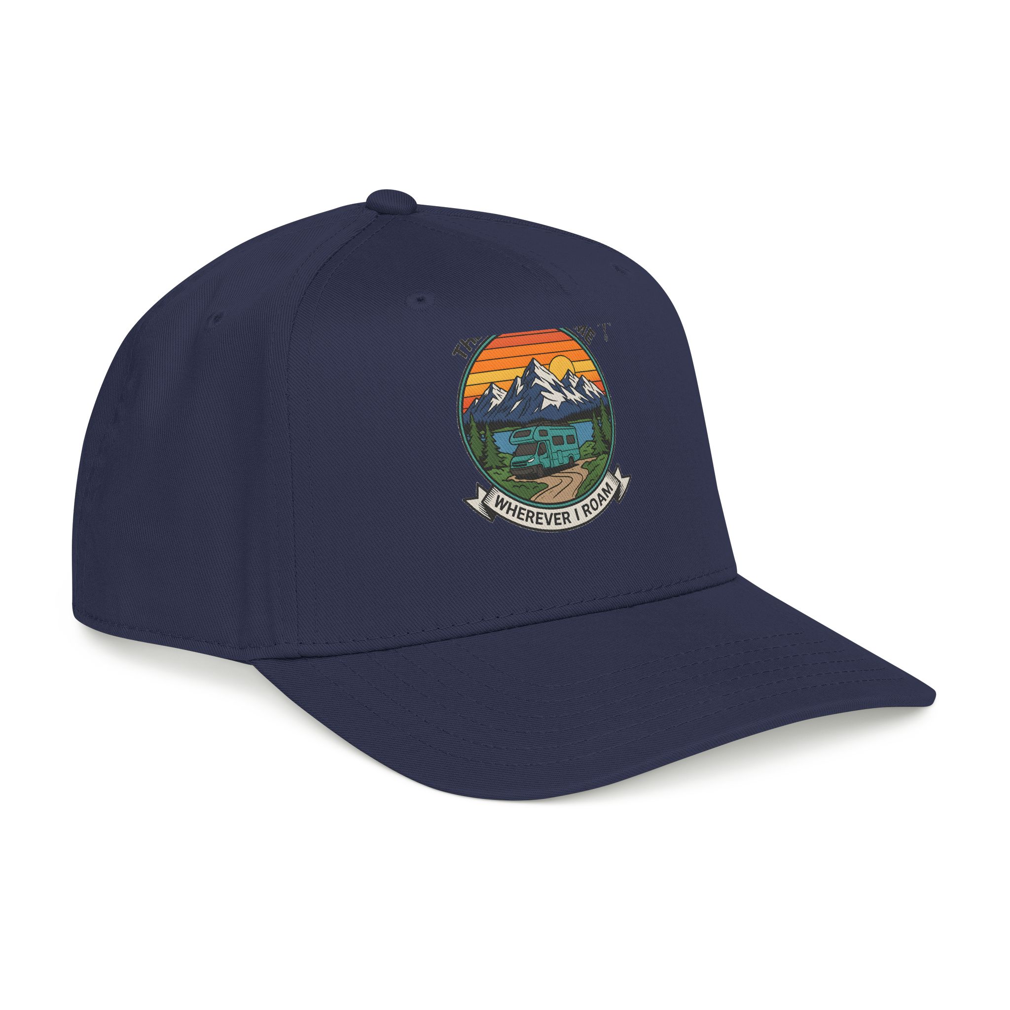 Baseball Cap — "The Road Is Home, Wherever I Roam"