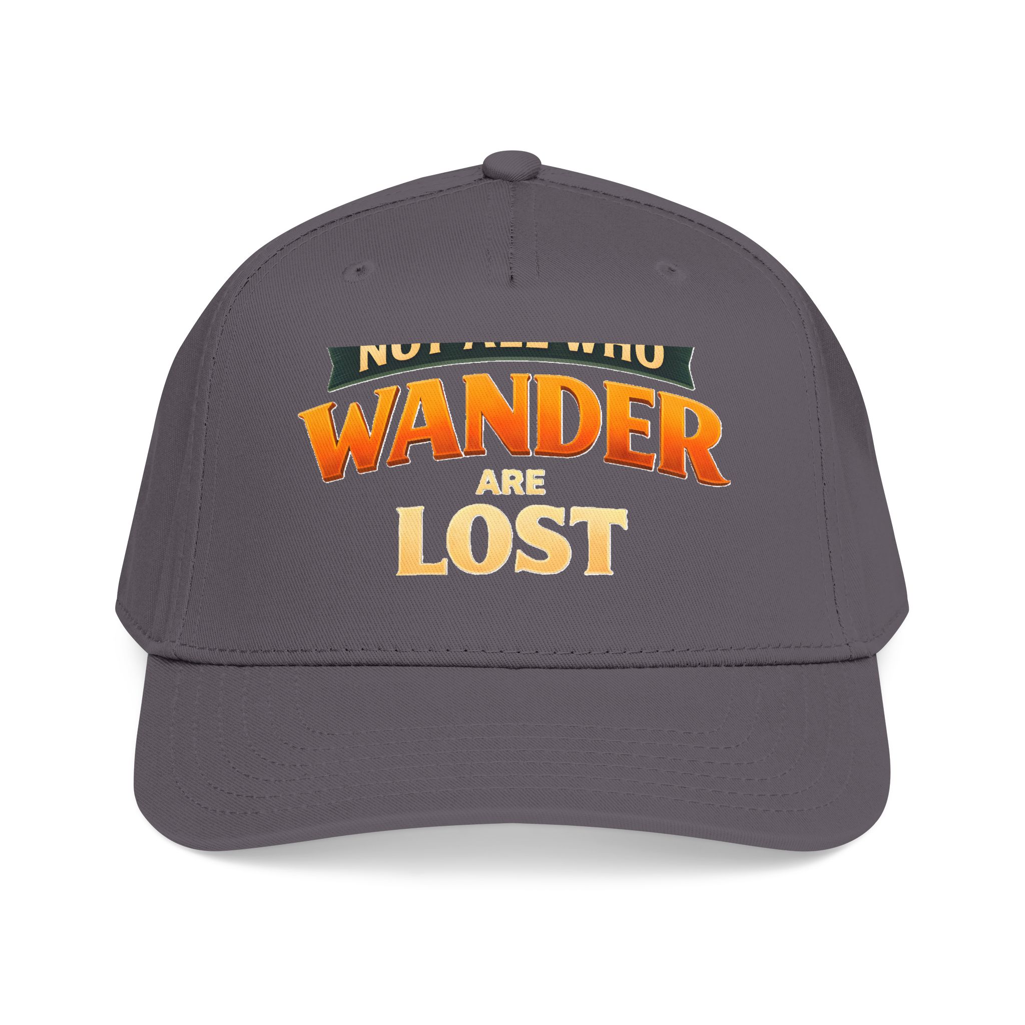 Baseball Cap - "Not All Who Wander Are Lost" Design Scenic-Line