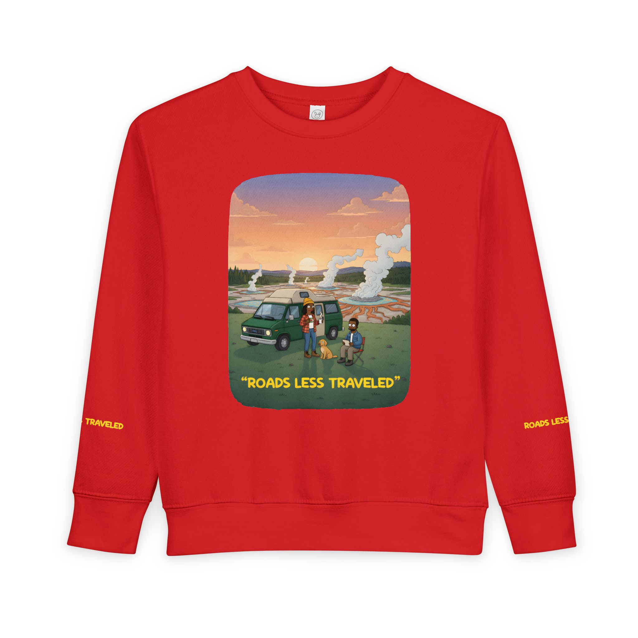 Toddler Sweatshirt - "Roads Less Traveled" (Design Sitcom-Line)