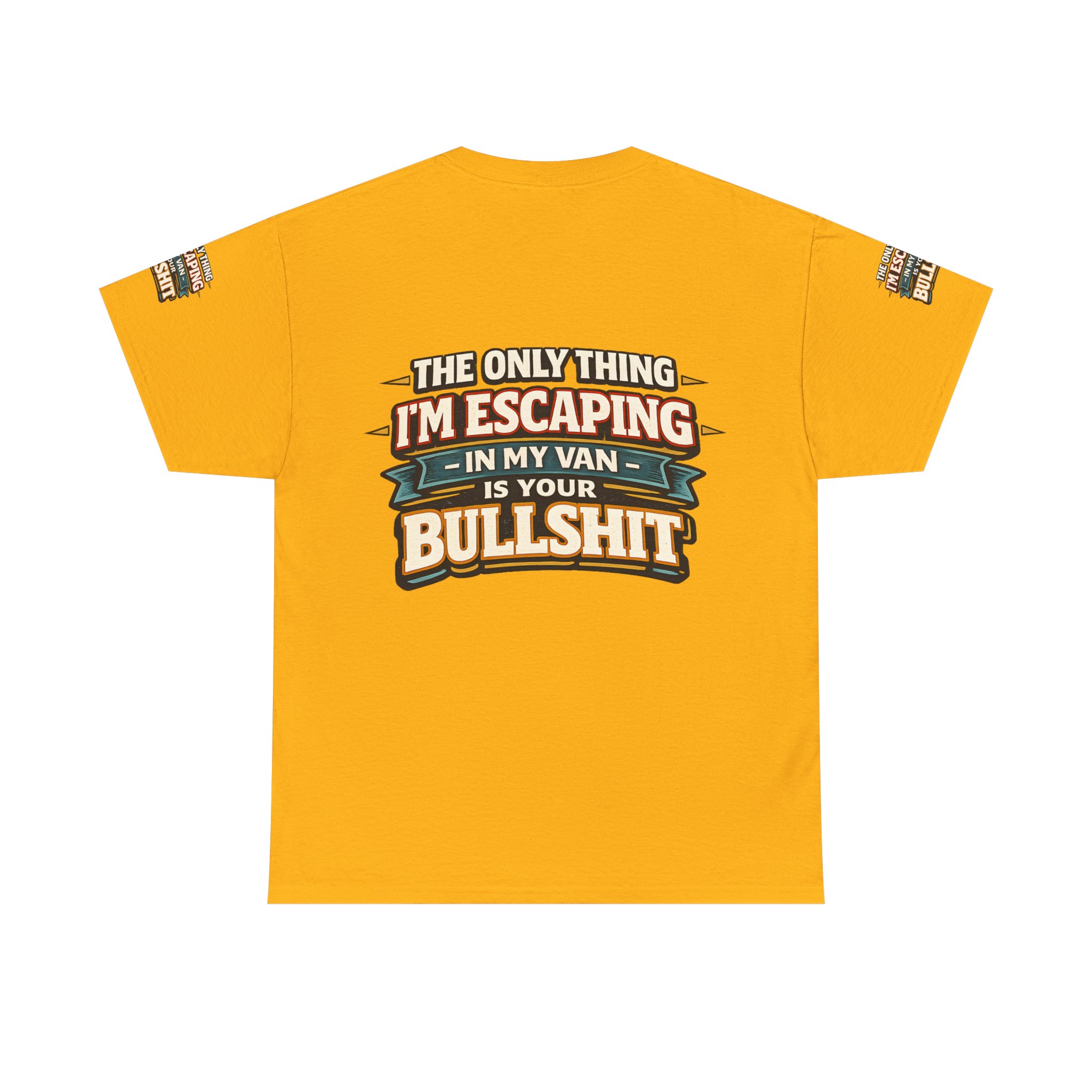 Unisex Heavy Cotton Tee — "The Only Thing I´m Escaping" Design F**K-Line