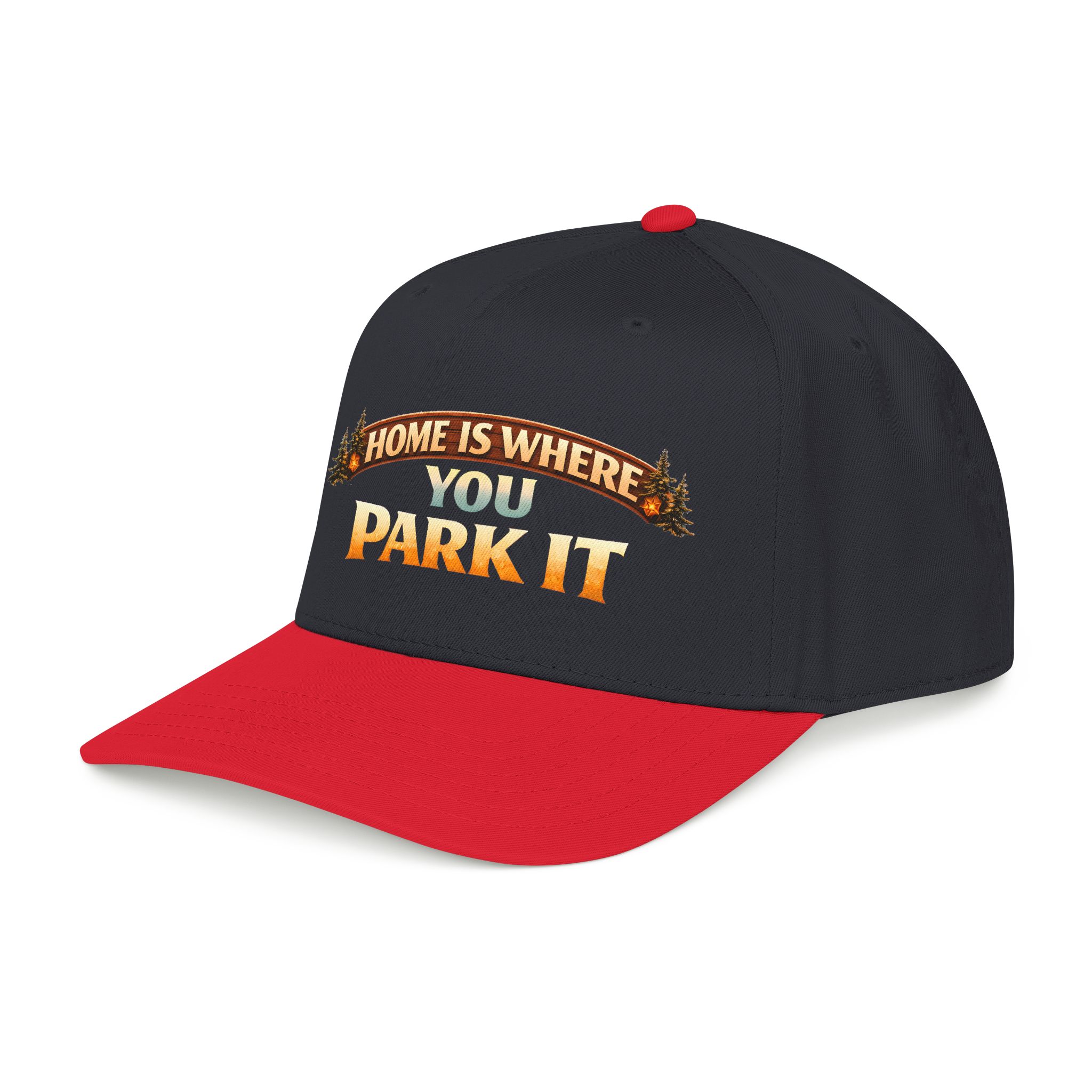 Baseball Cap - "Home Is Where You Park It" Design Scenic-Line