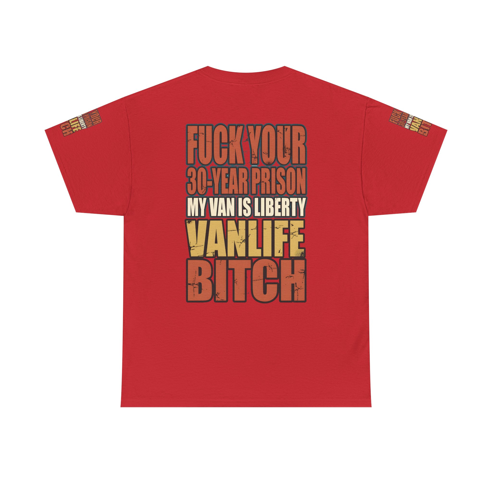 Unisex Heavy Cotton Tee — "Fuck Your 30 Year" Design F**K-Line