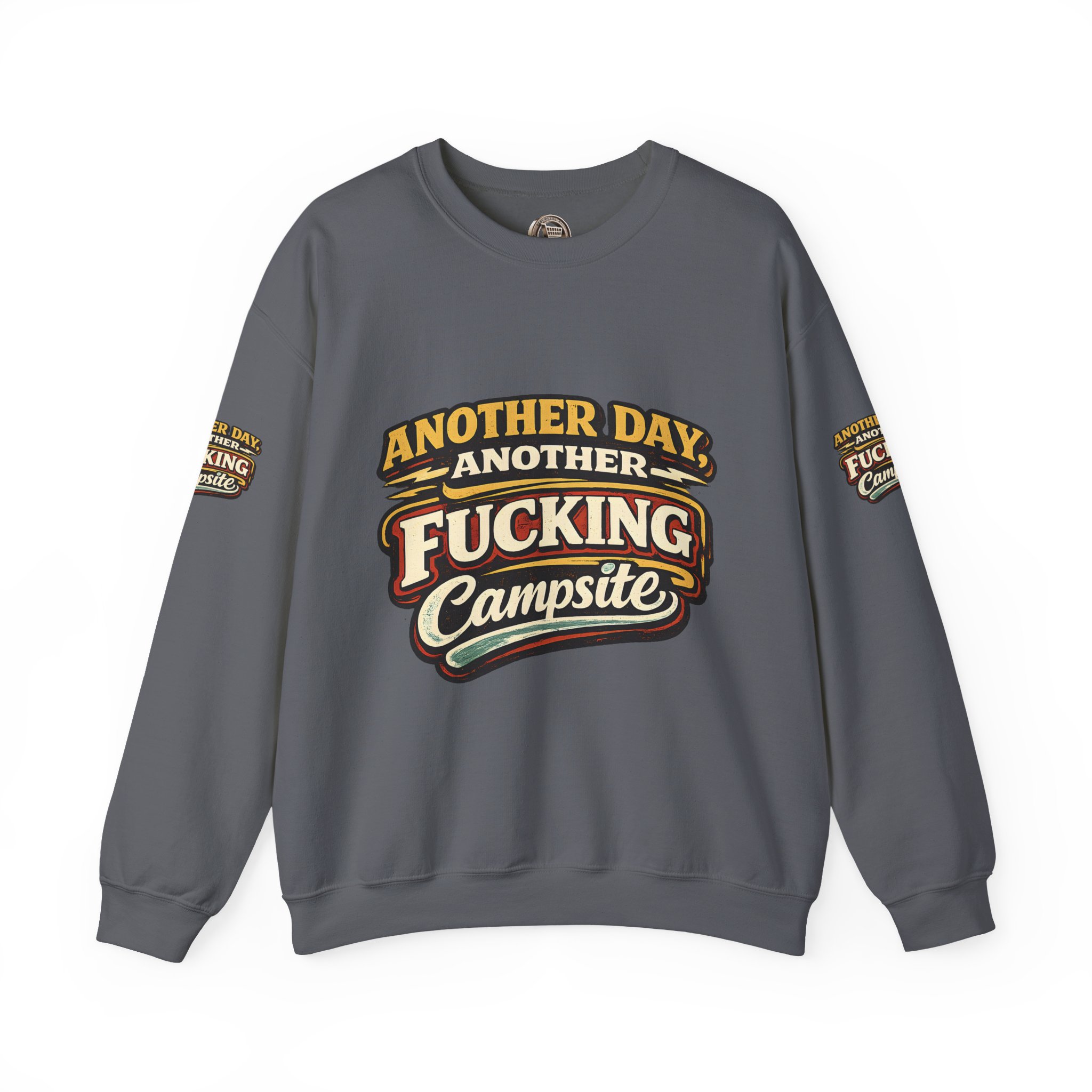 Unisex Heavy Blend™ Crewneck Sweatshirt — "Another Day" Design F**K-Line