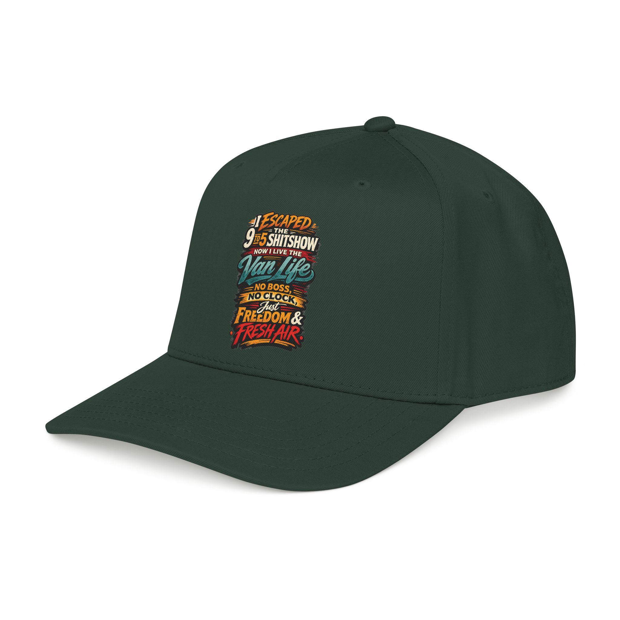 Baseball Cap - "I Escaped The 9 To 5" Design F**K-Line