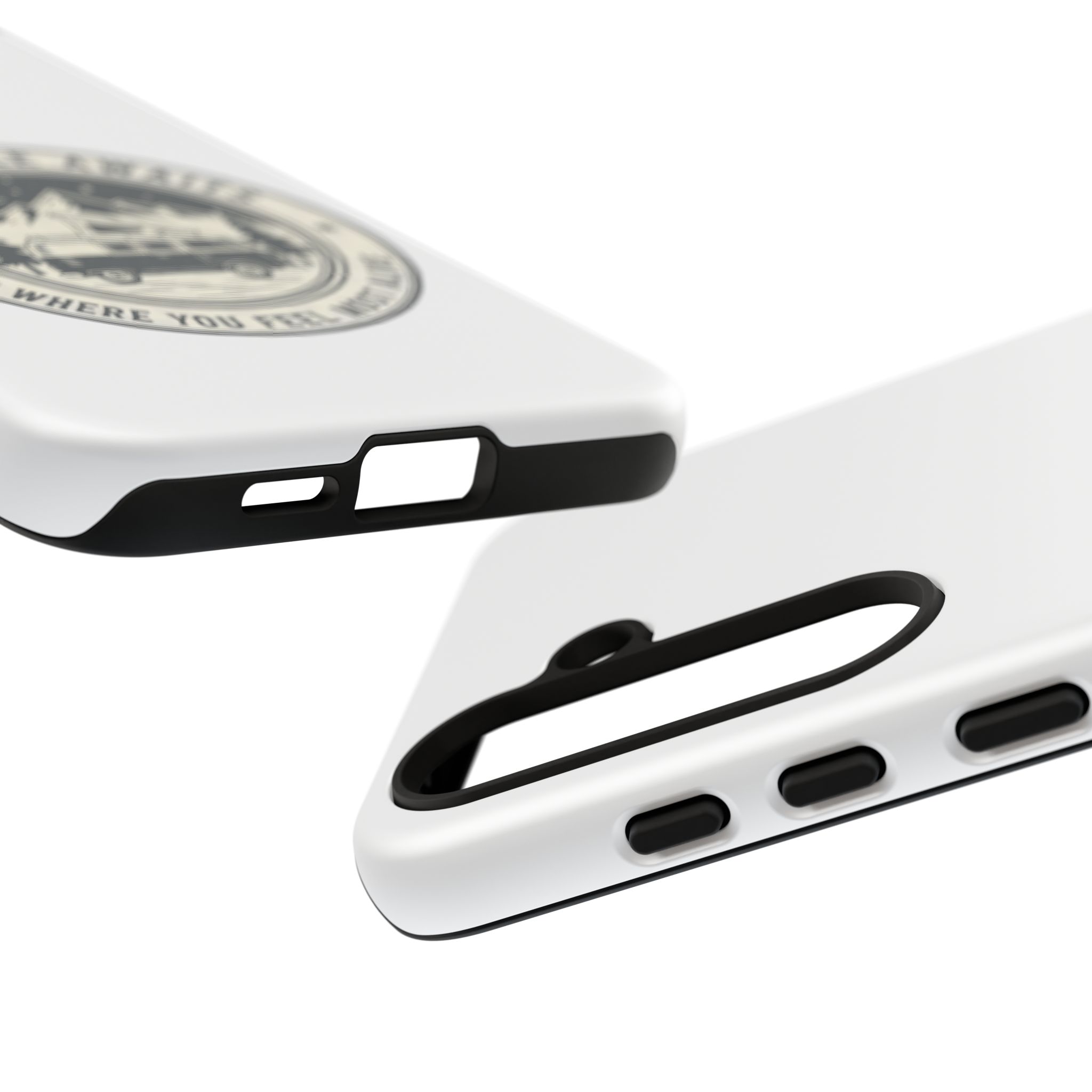 Phone Case — "Adventure Awaits-Go Where You Feel Most Alive" Camper Van Design