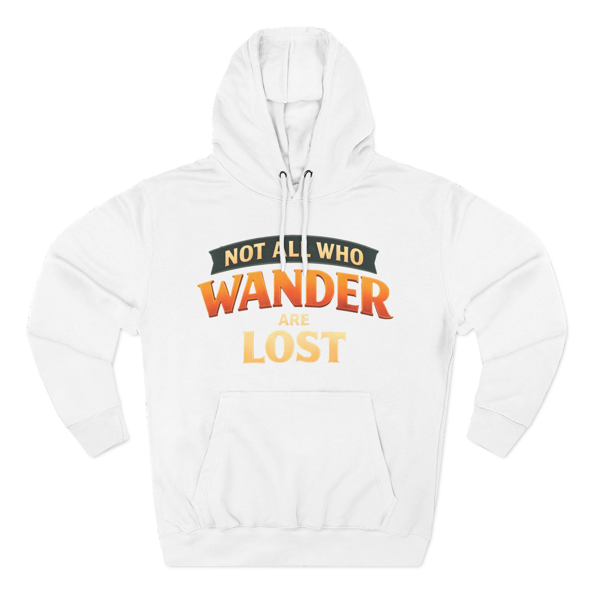 1744973214336503426_2048.jpeg Three-Panel Fleece Hoodie - "Not All Who Wander Are Lost" Design Scenic-Line