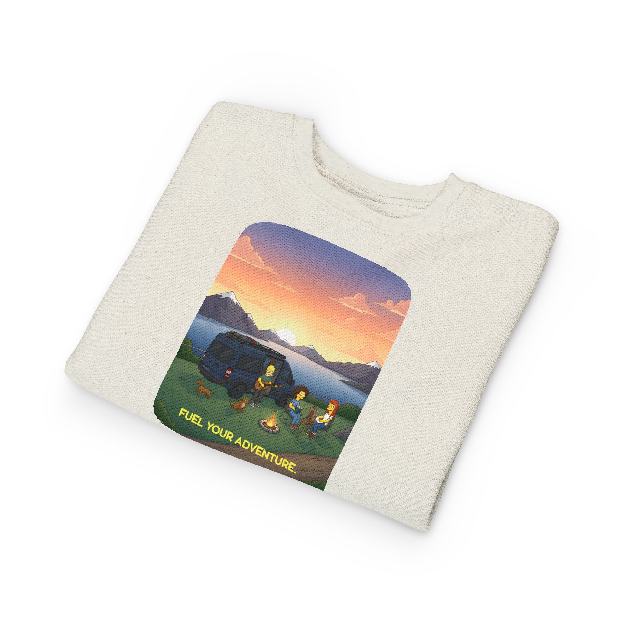 Toddler Sweatshirt - "Fuel Your Adventure" (Design Sitcom-Line)