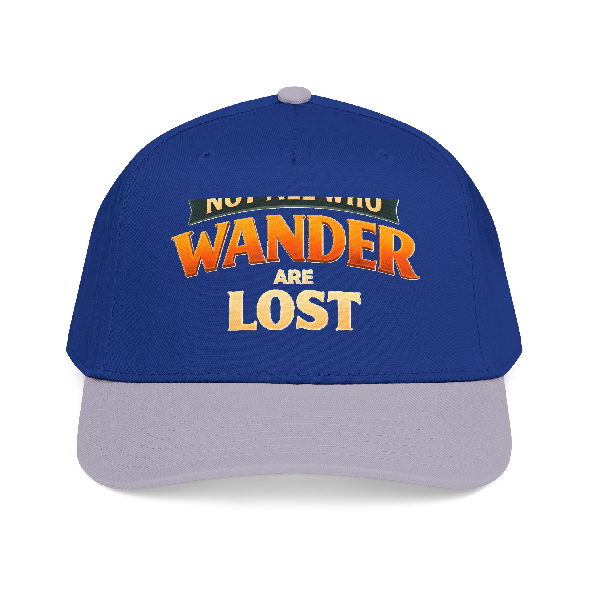 Baseball Cap - "Not All Who Wander Are Lost" Design Scenic-Line
