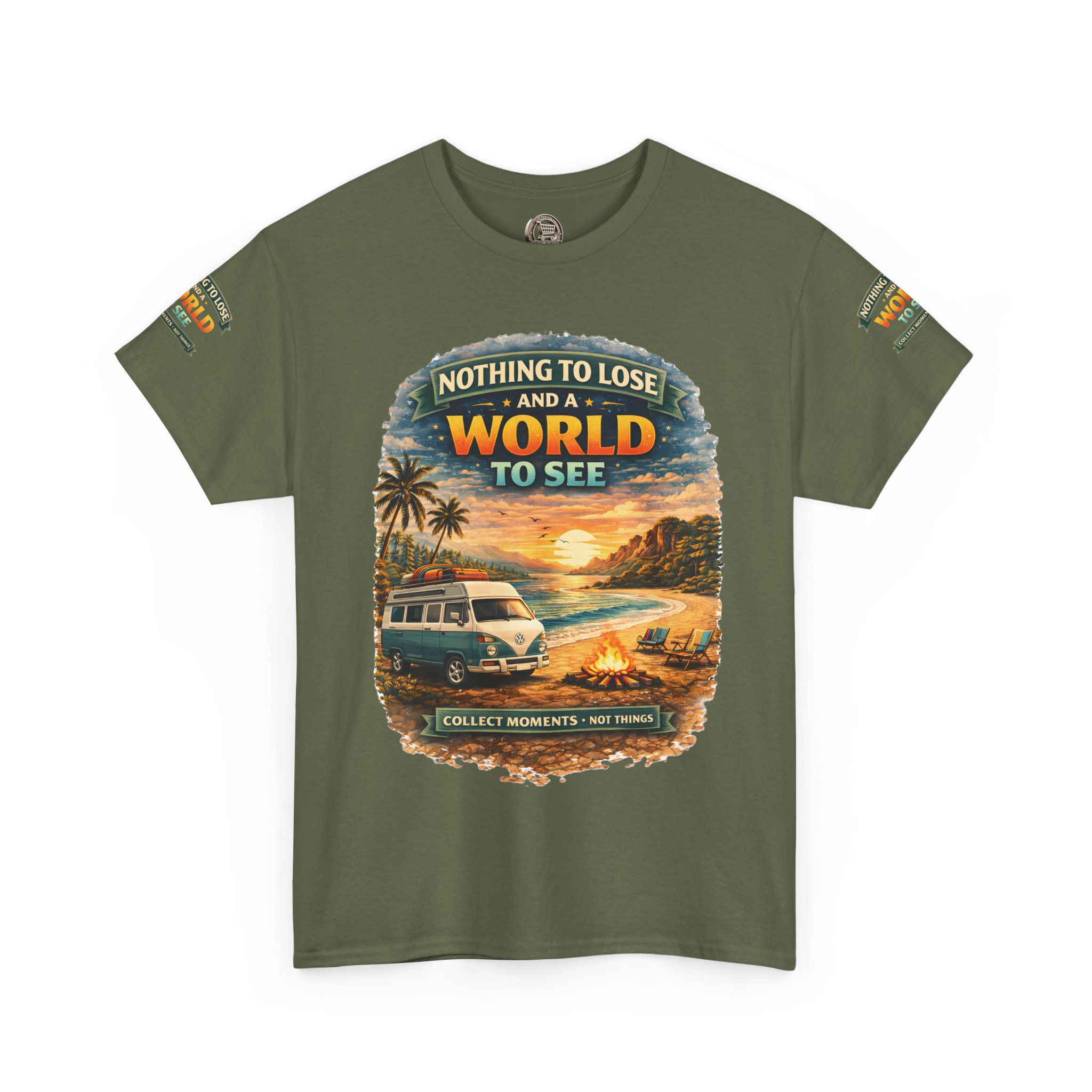 17493293967071470716_2048.jpeg Unisex Heavy Cotton Tee — "Nothing To Lose " Design Scenic-Line