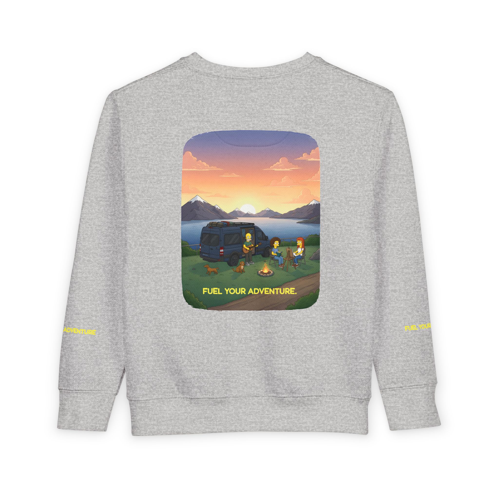 Toddler Sweatshirt - "Fuel Your Adventure" (Design Sitcom-Line)