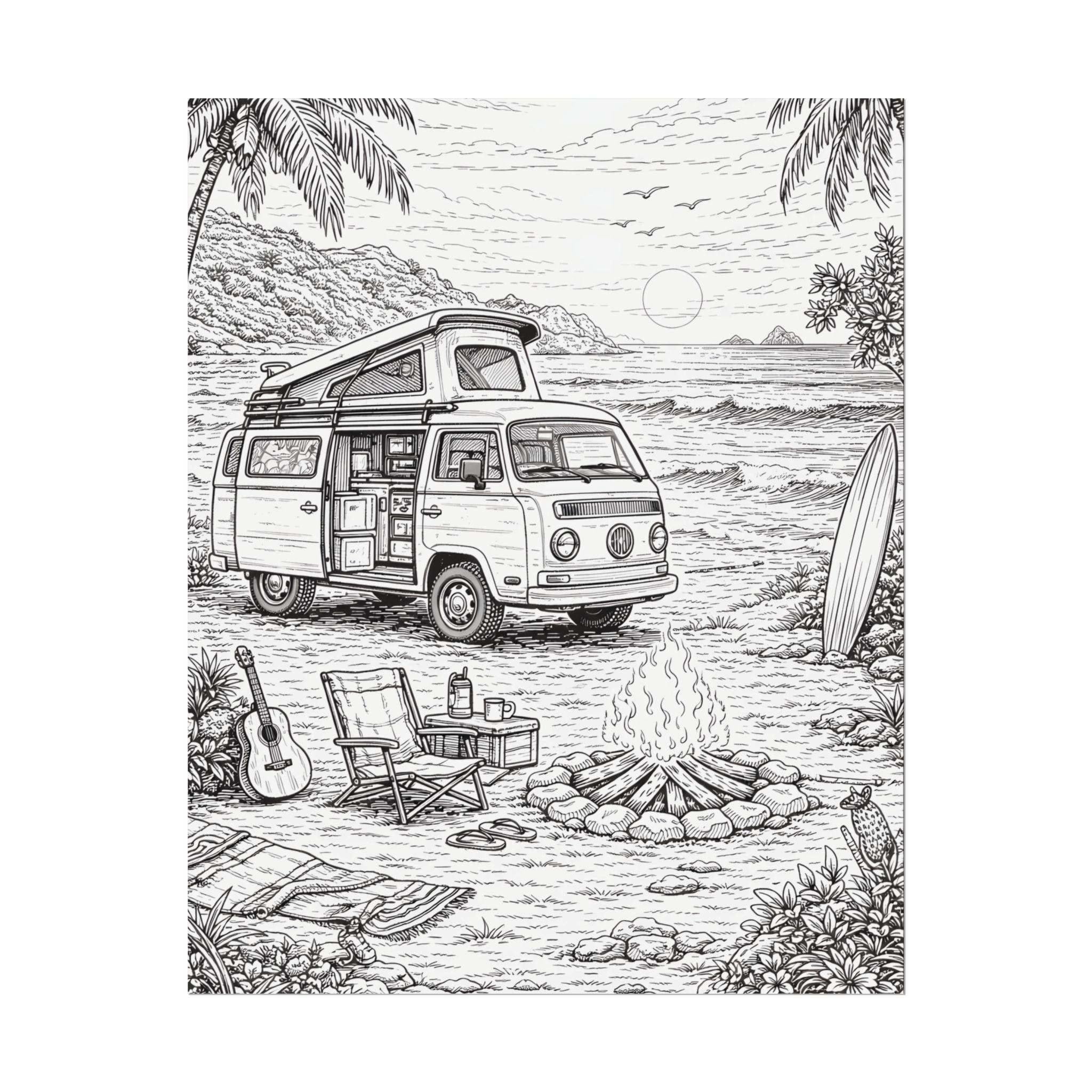 1750222246422221753_2048-1.jpeg Campervan Poster — Vintage RV Camping Landscape Wall Art