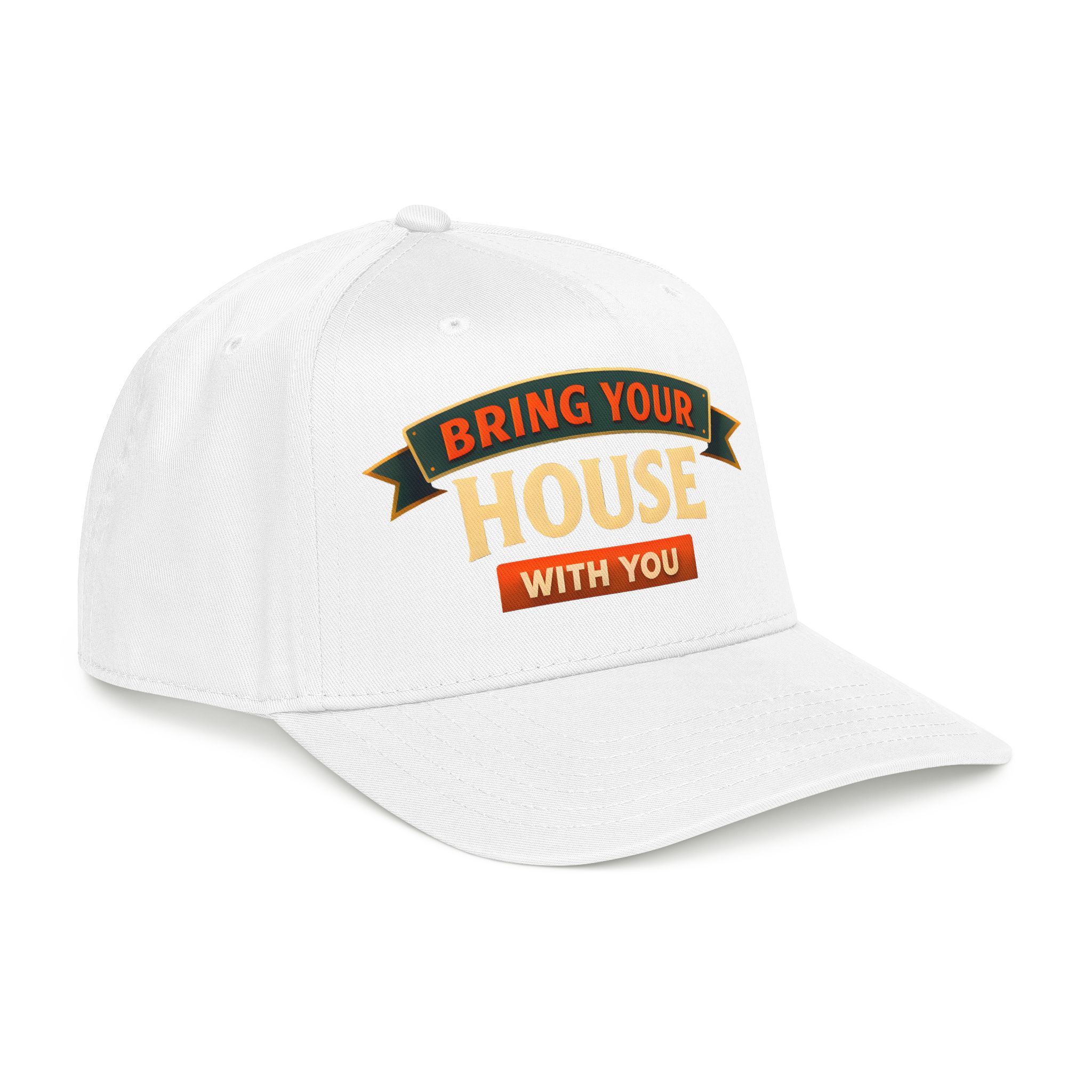 Baseball Cap - "Bring Your House With You" Design Scenic-Line