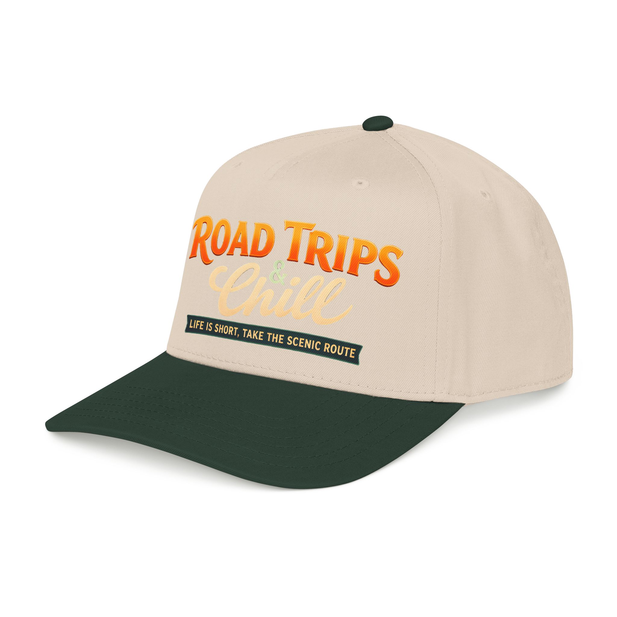 17507656338089094895_2048-5.jpeg Baseball Cap - "Road Trips And Chill" Design Scenic-Line