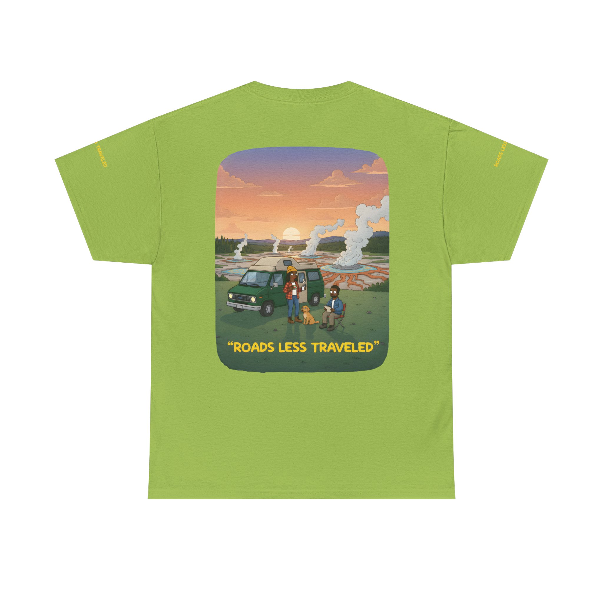 17528944402110453702_2048.jpeg Unisex Heavy Cotton Tee — "Roads Less Traveled" Design Sitcom-Line