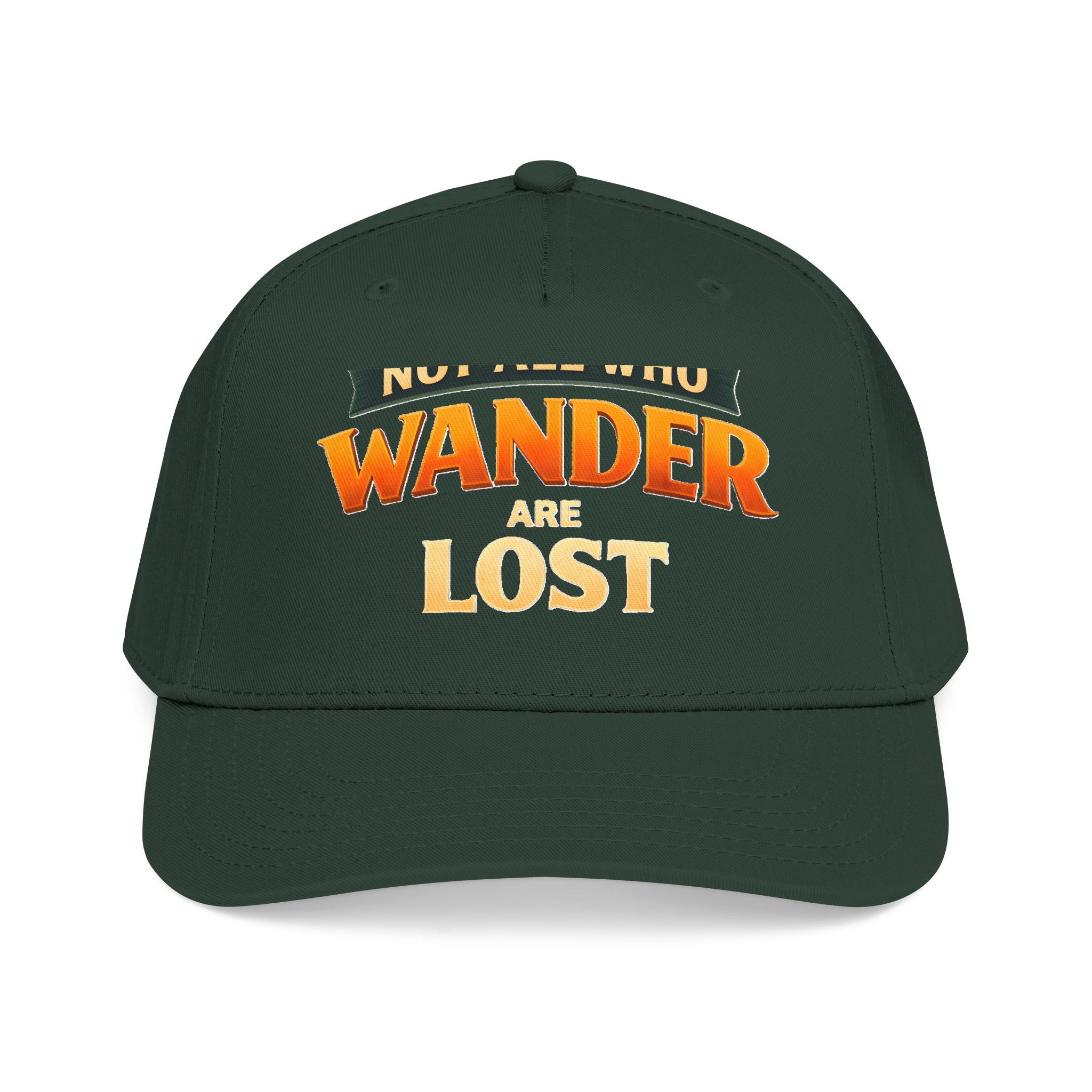 Baseball Cap - "Not All Who Wander Are Lost" Design Scenic-Line