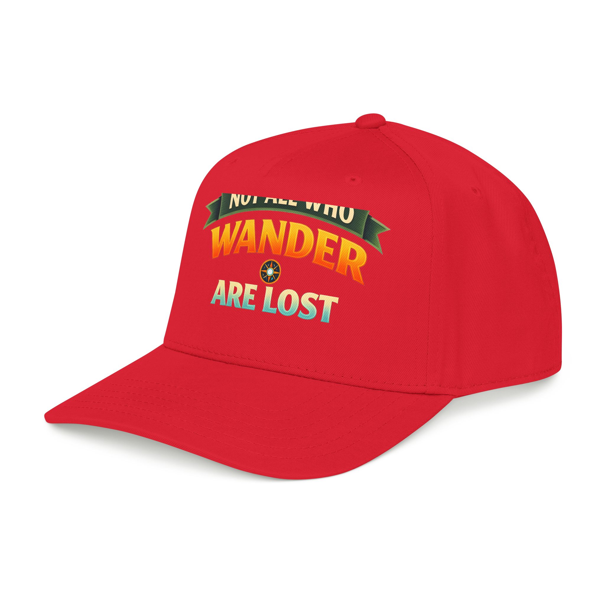 Baseball Cap - "Not All Who Wander Are Lost" Design Scenic-Line