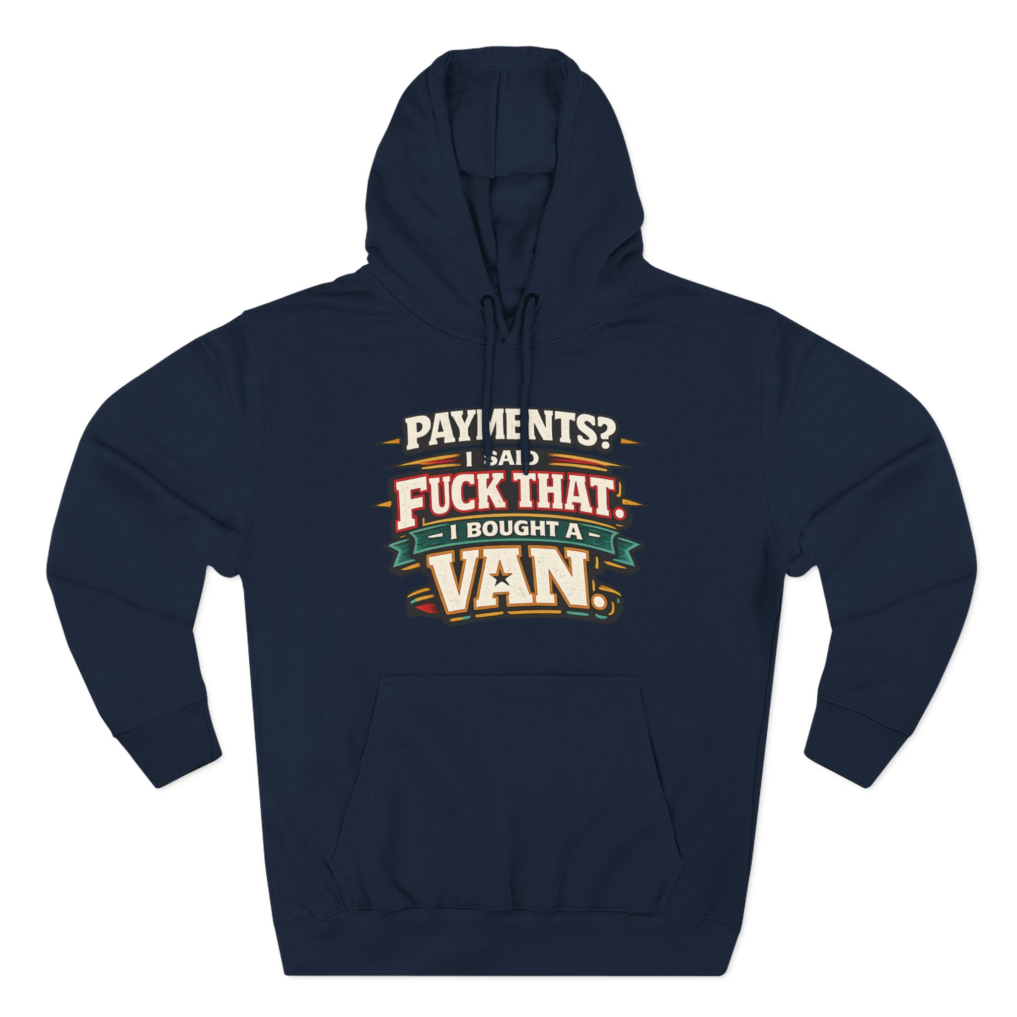 17542638652602153177_2048.jpeg Three-Panel Fleece Hoodie - "Payments?I Said" Design F**K-Line