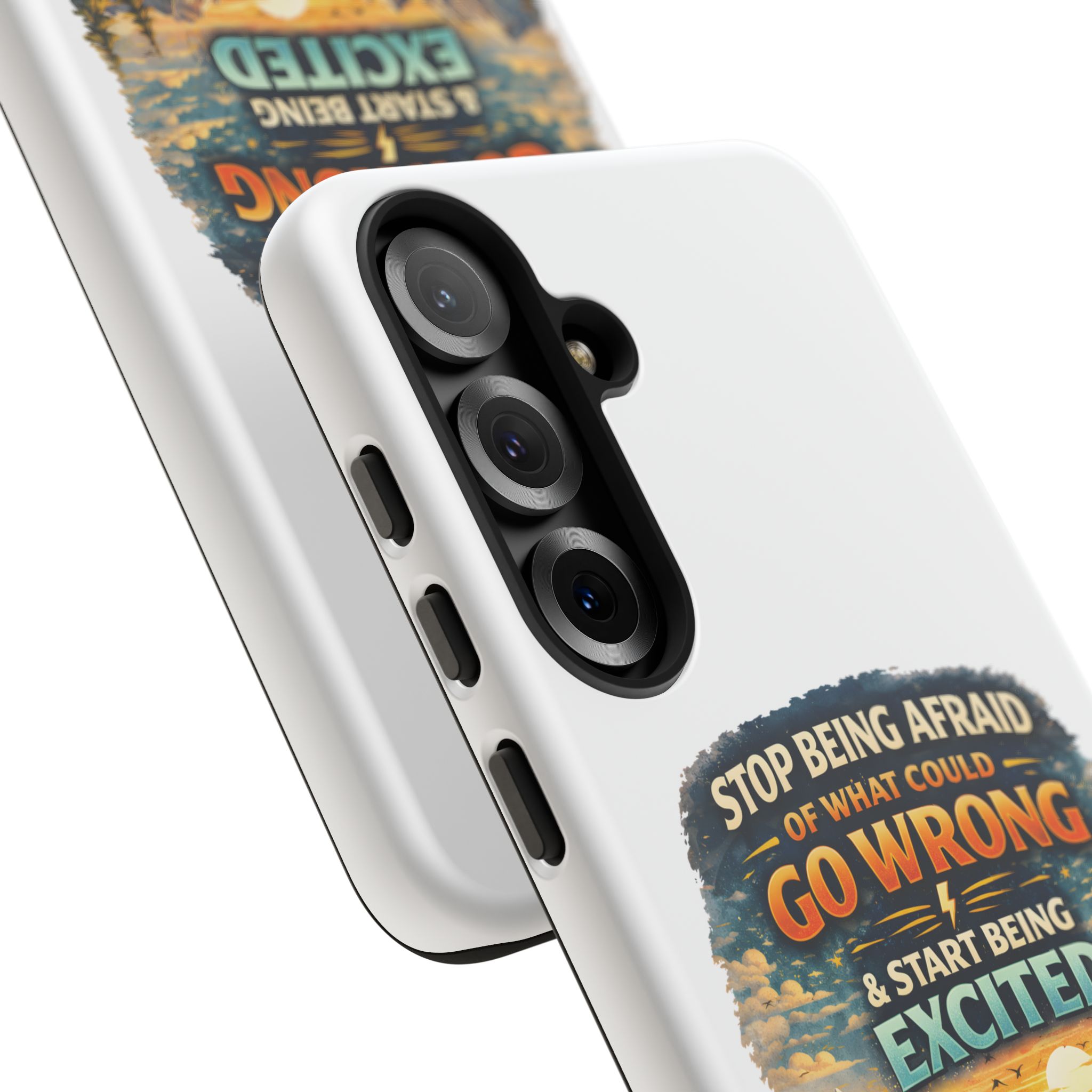 Phone Case — "Stop Being Afraid" (Design Scenic-Line)