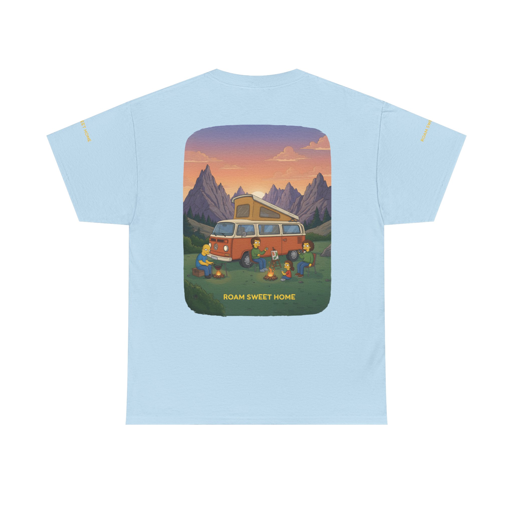 Unisex Heavy Cotton Tee — "Roam Sweet Home" Design Sitcom-Line
