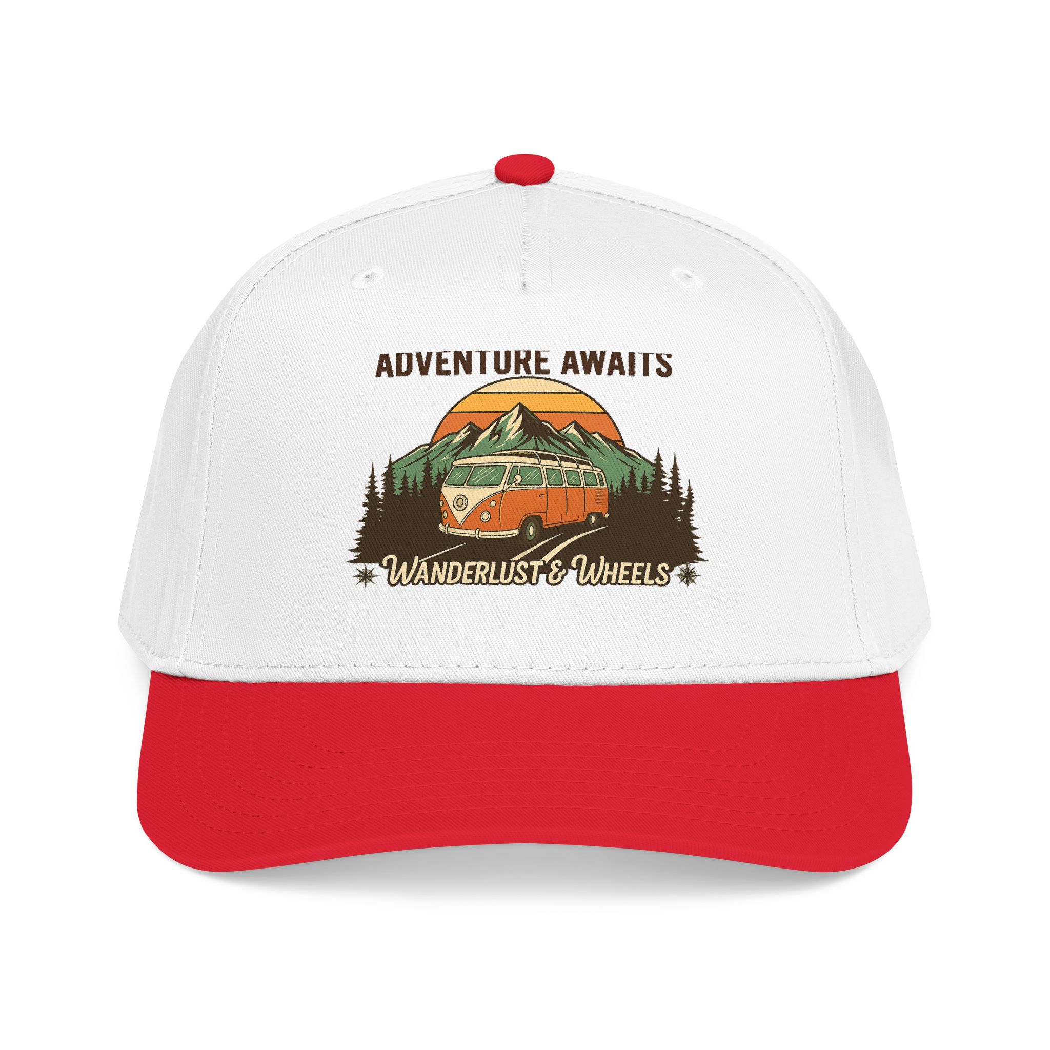 Baseball Cap - "Home Is Where You Adventure Awaits" Mid Profile Baseball Cap