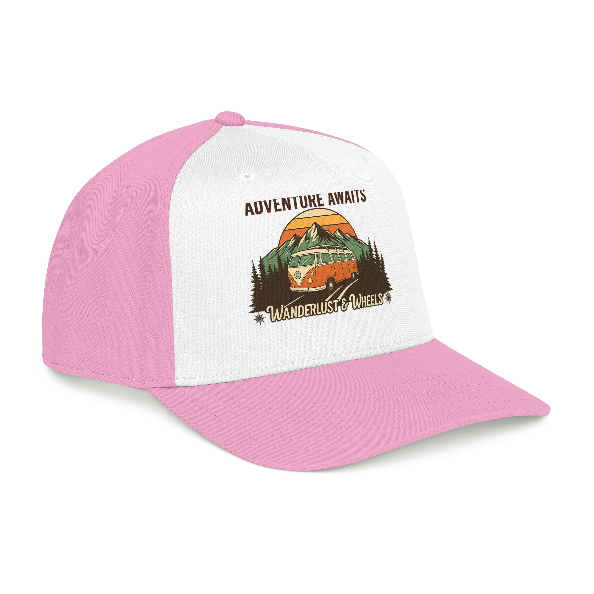 Baseball Cap - "Home Is Where You Adventure Awaits" Mid Profile Baseball Cap