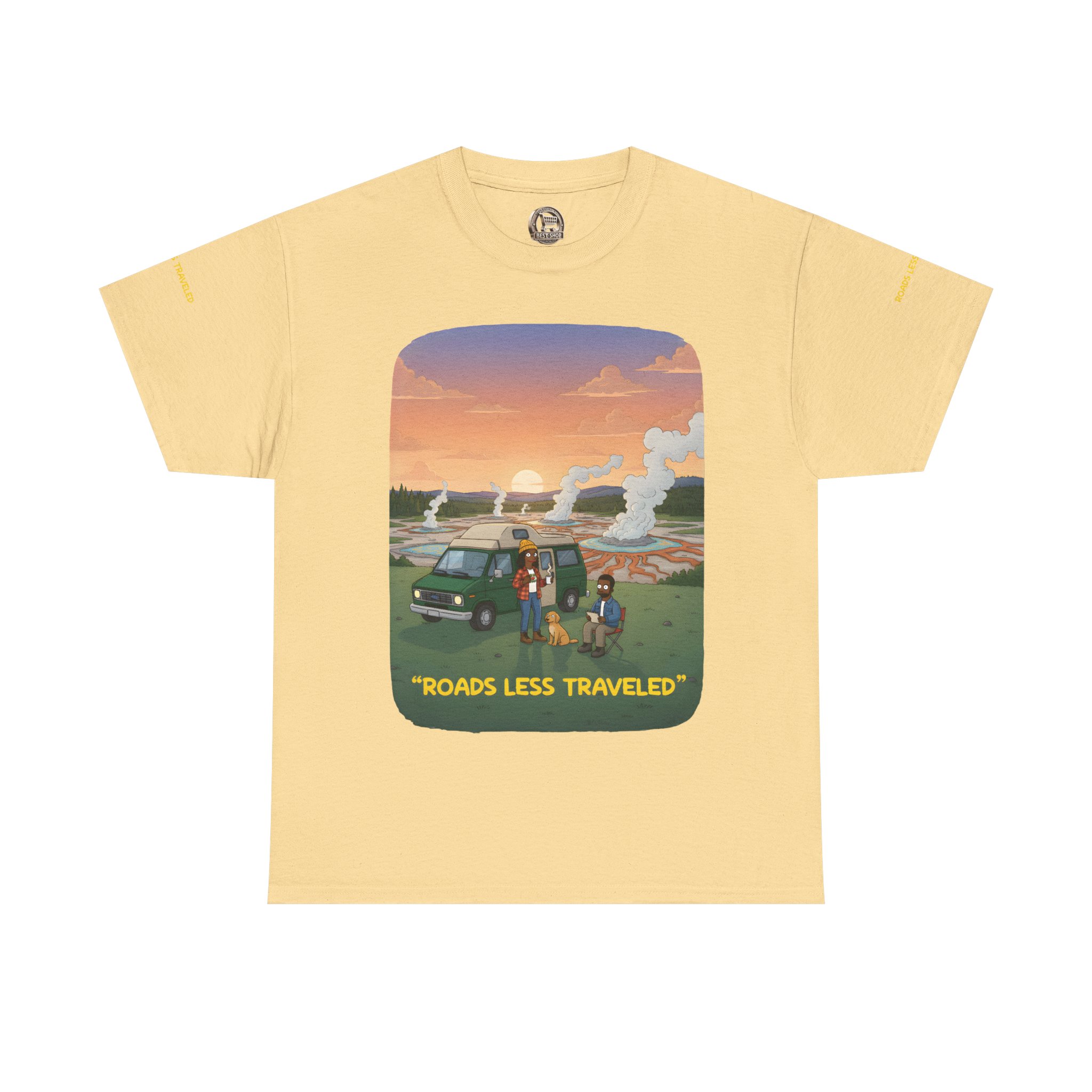 17567108530782134953_2048.jpeg Unisex Heavy Cotton Tee — "Roads Less Traveled" Design Sitcom-Line