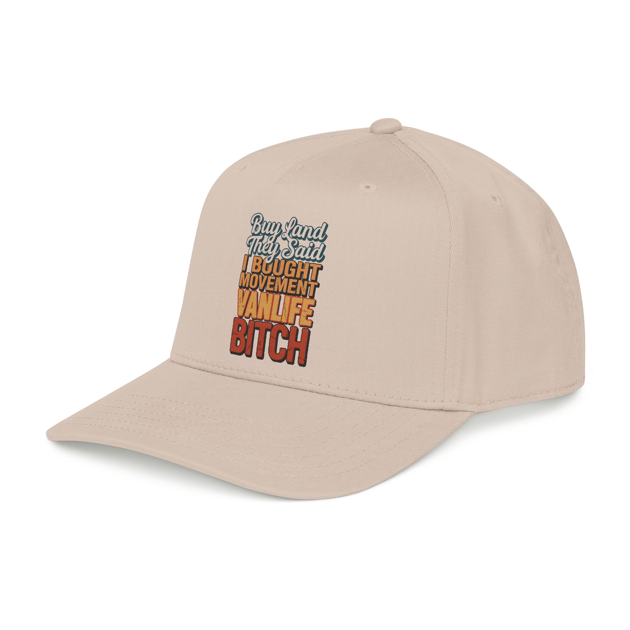 Baseball Cap - "Buy Land They Said" Design F**K-Line