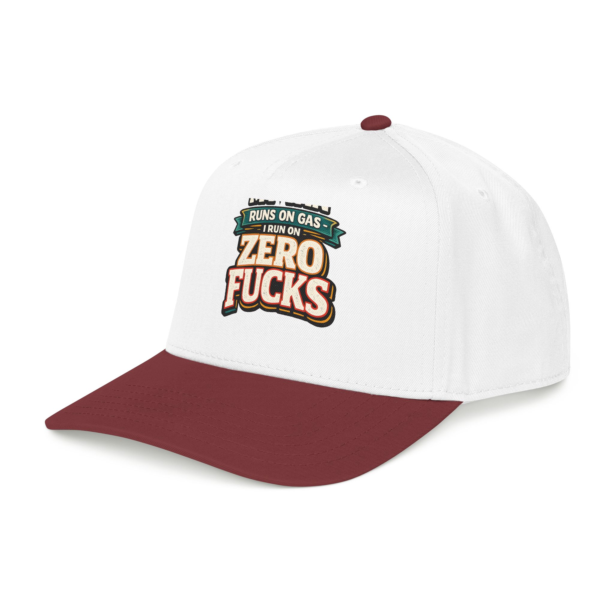 Baseball Cap - "My Van Runs On Gas" Design F**K-Line