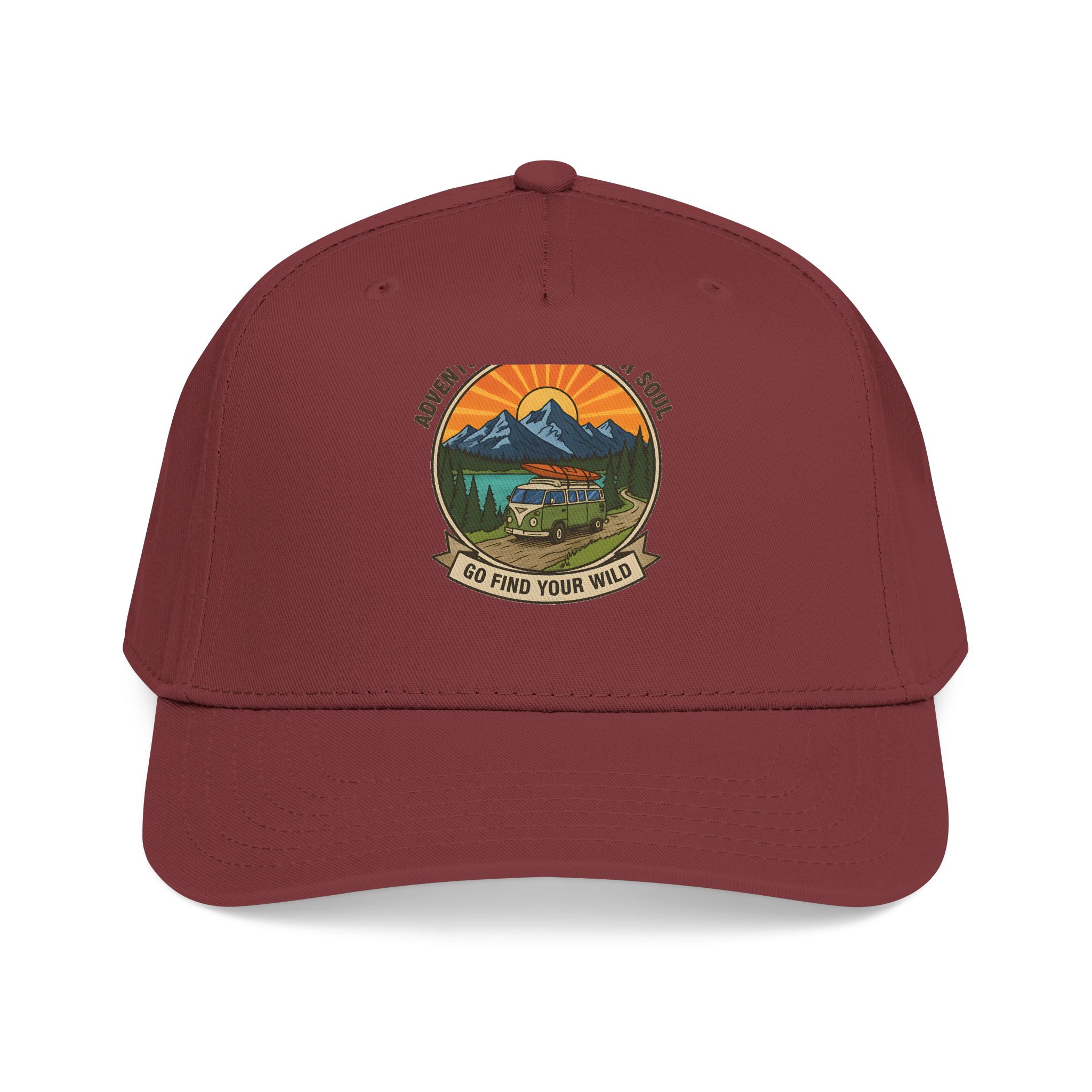 Baseball Cap — "Go Find Your Wild" Outdoor Patch